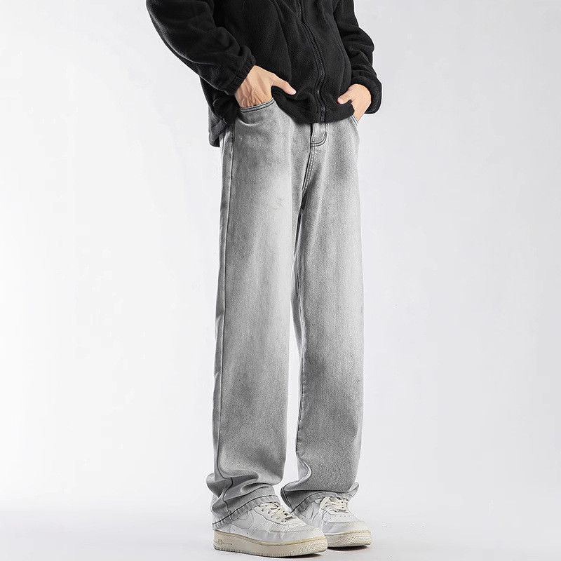 Jean American-style washed gray stretch jeans for men Size US 32 / EU 48 - 3 Thumbnail