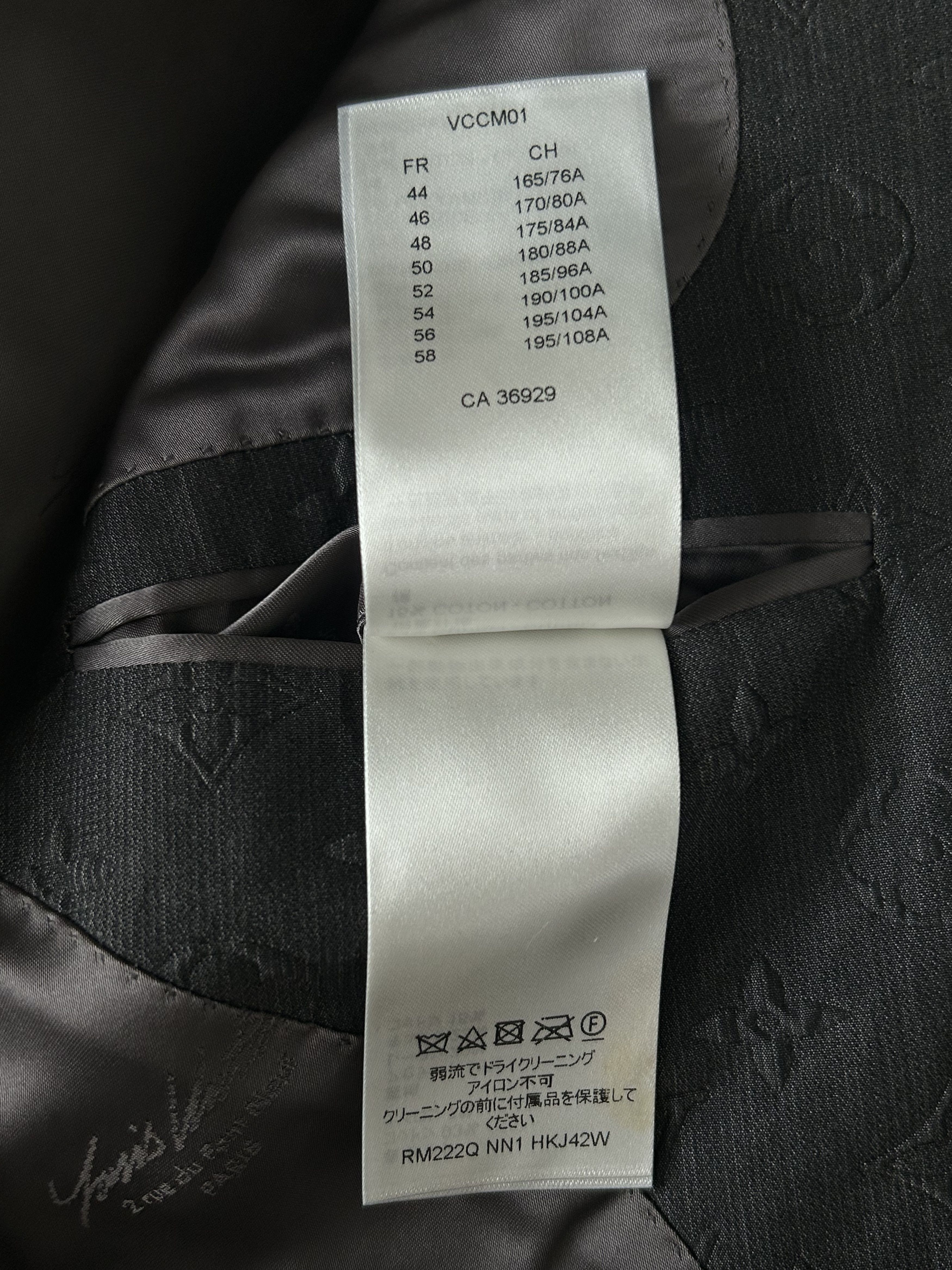 Louis Vuitton Louis Vuitton Black Monogram Blazer Jacket Size 52R - 6 Thumbnail