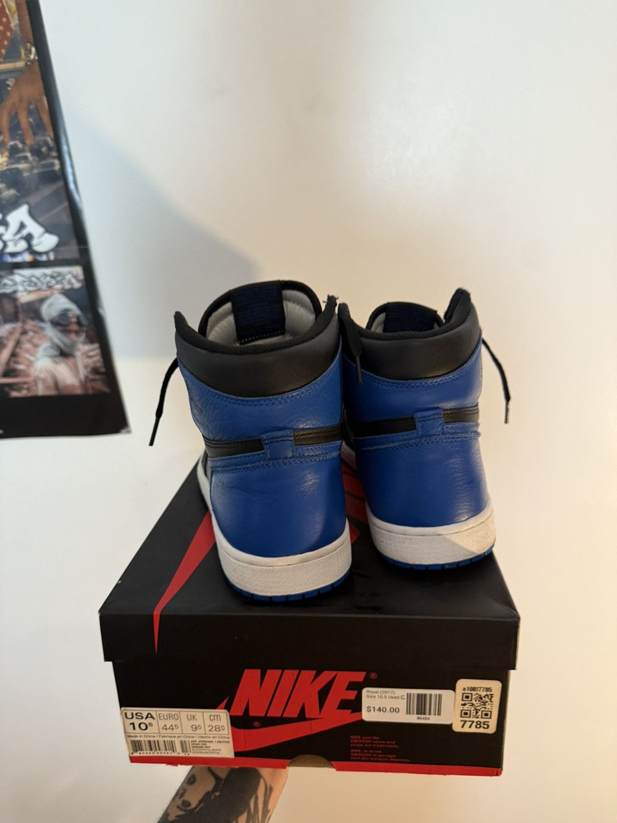 Jordan Brand Jordan 1 royals size 10.5 Size US 10.5 / EU 43-44 - 4 Thumbnail