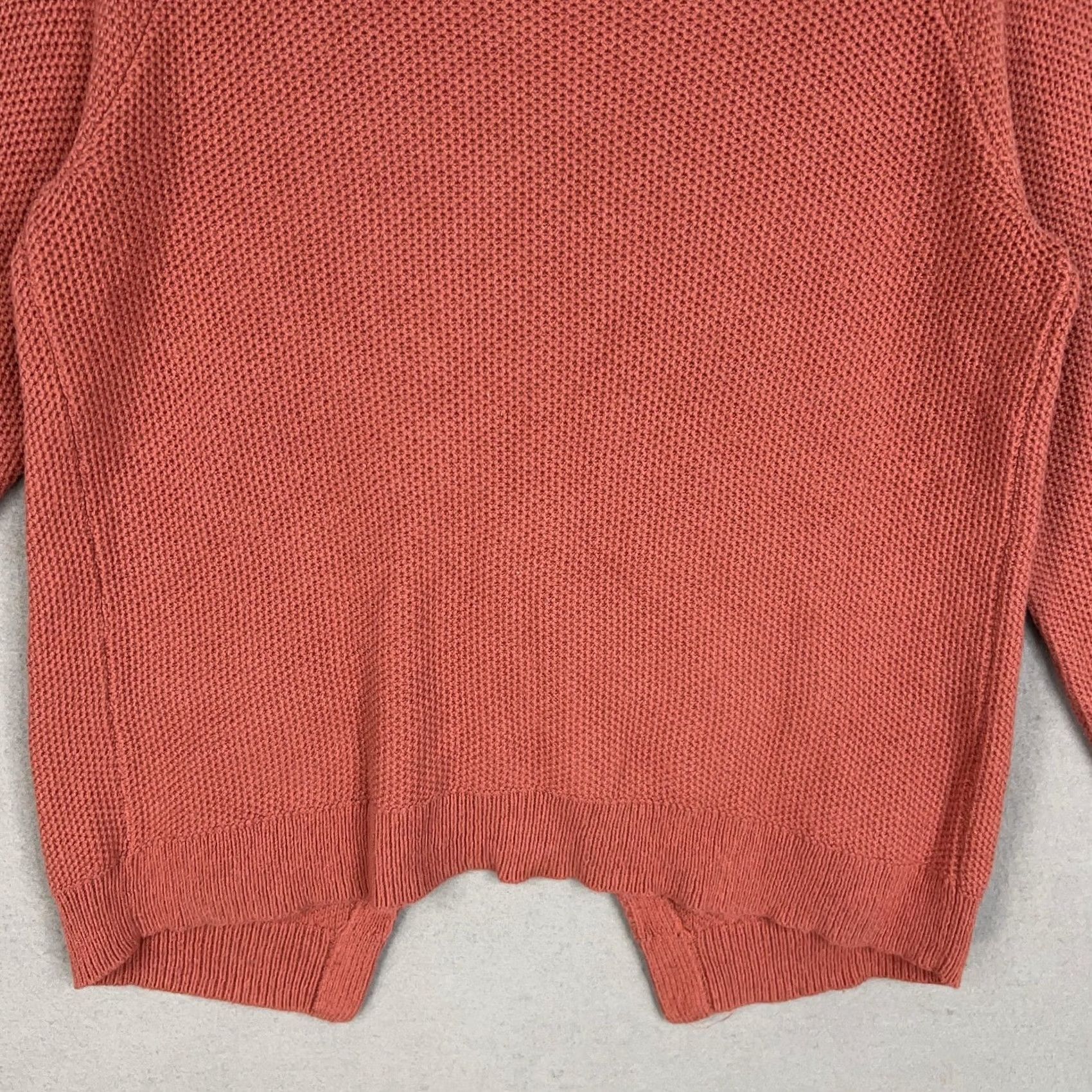 Madewell Madewell Sweater Womens Small Coral Province Cross Back Pullover Tulip Minimal Size S / US 4 / IT 40 - 3 Thumbnail