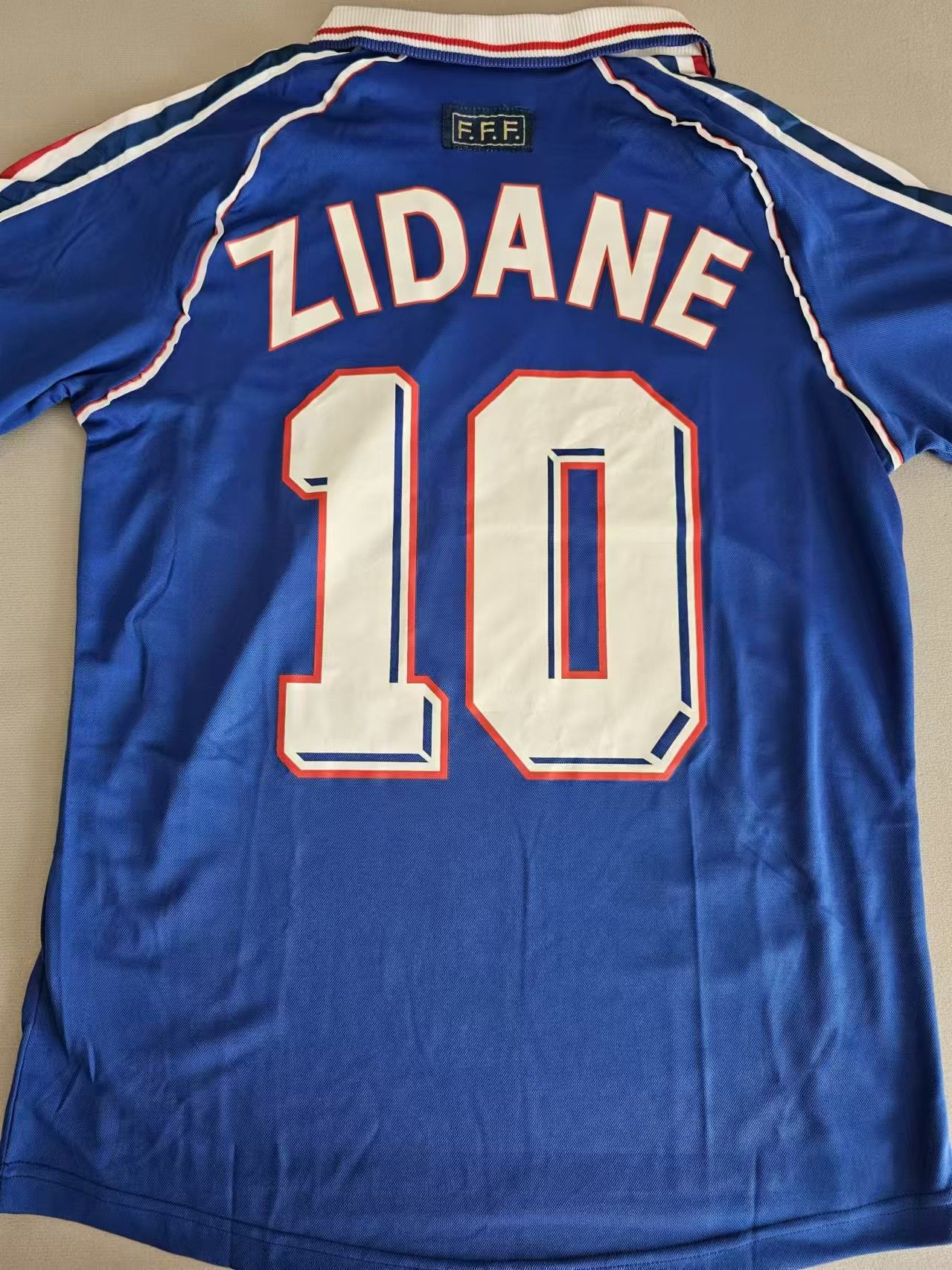 Other 1998 World Cup France 10 Zidane Jersey Size US XL / EU 56 / 4 - 2 Thumbnail