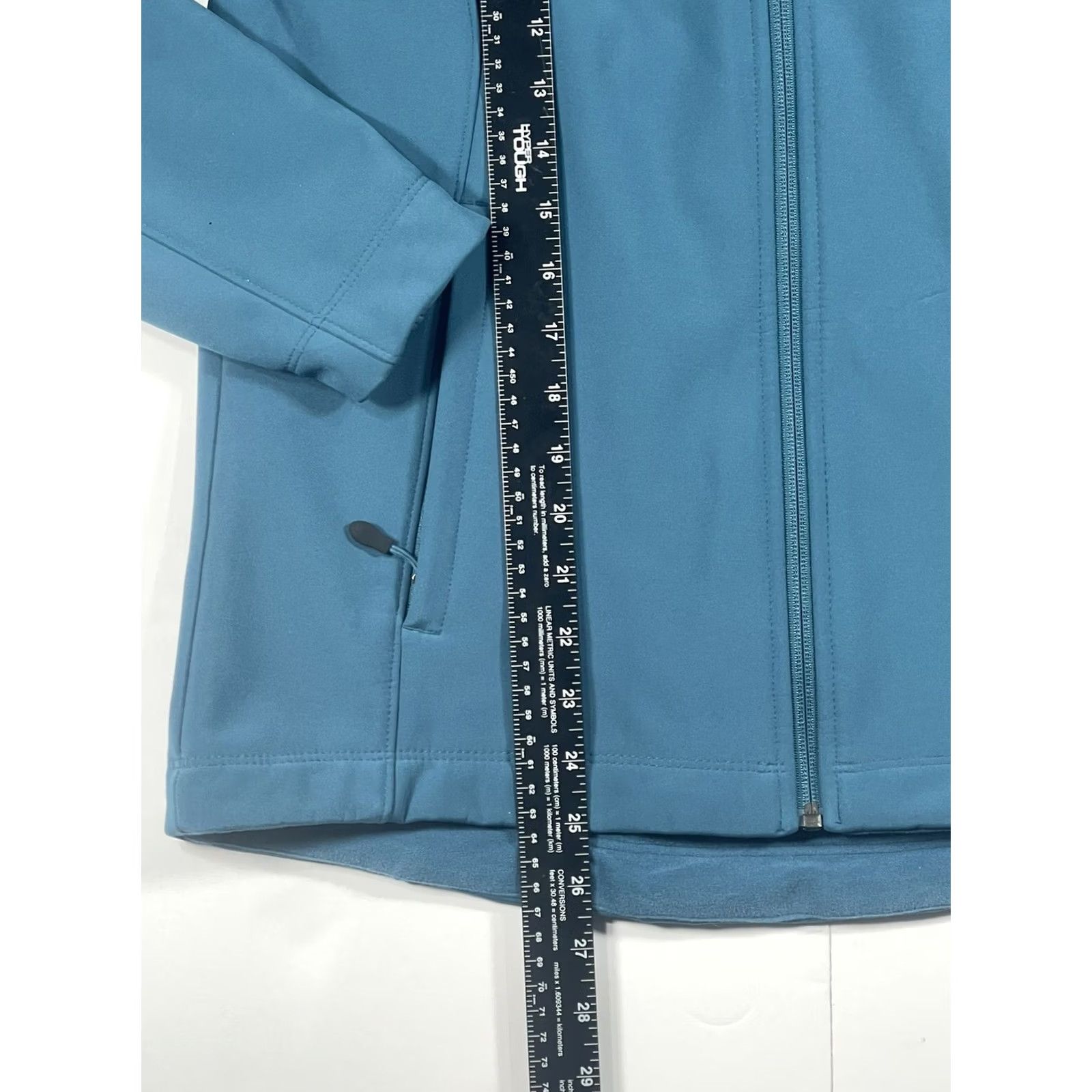 Vintage Kirkland Jacket Women’s M Blue Teal Full ZipHoodie Polyester Soft Inside Jacket/Coat Long Sleeve Zip Size M / US 6-8 / IT 42-44 - 4 Thumbnail