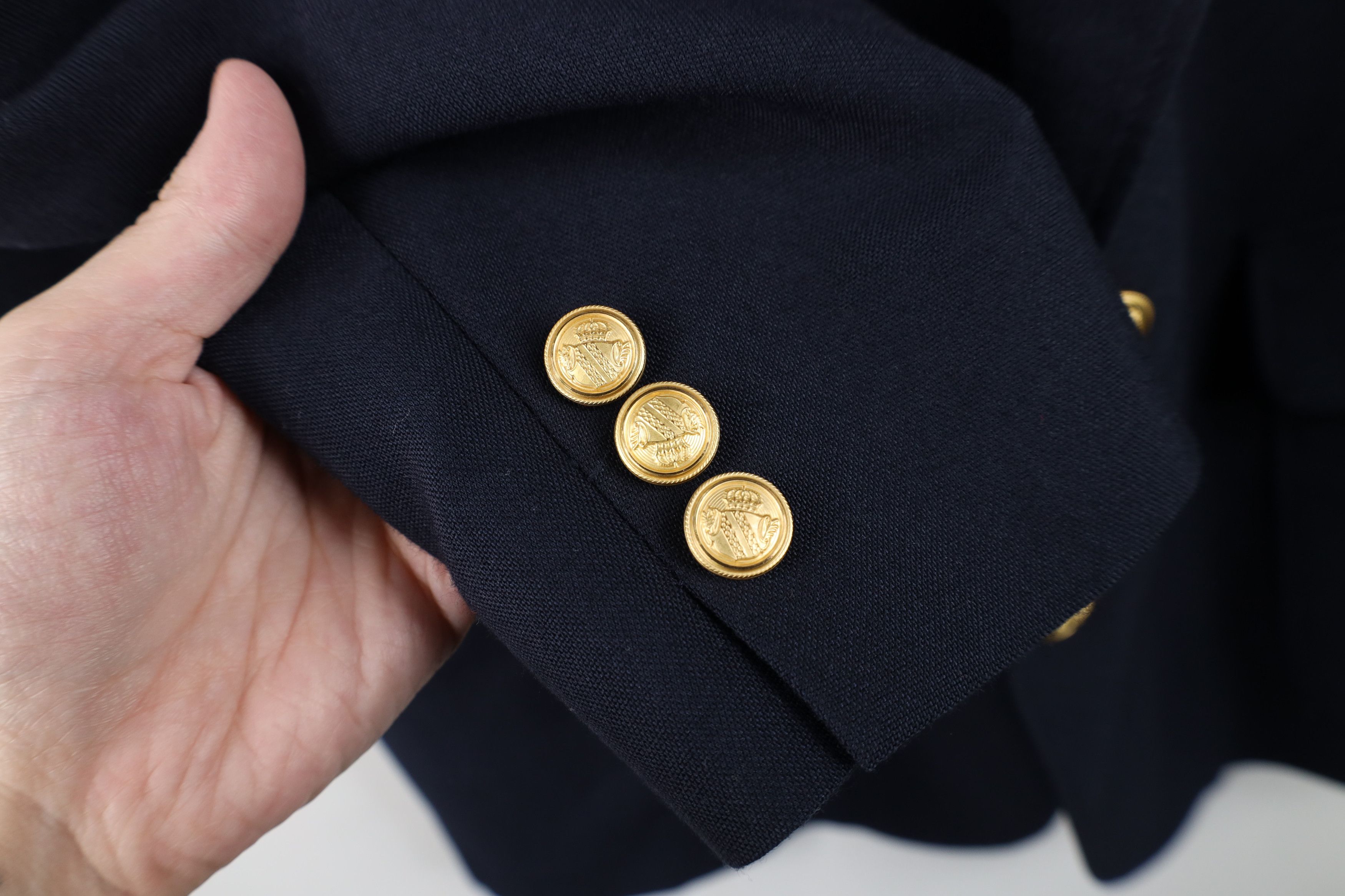 Vintage Vintage 90s Streetwear Suit Coat Blazer Jacket Navy Blue Size US XXL / EU 58 / 5 - 8 Thumbnail