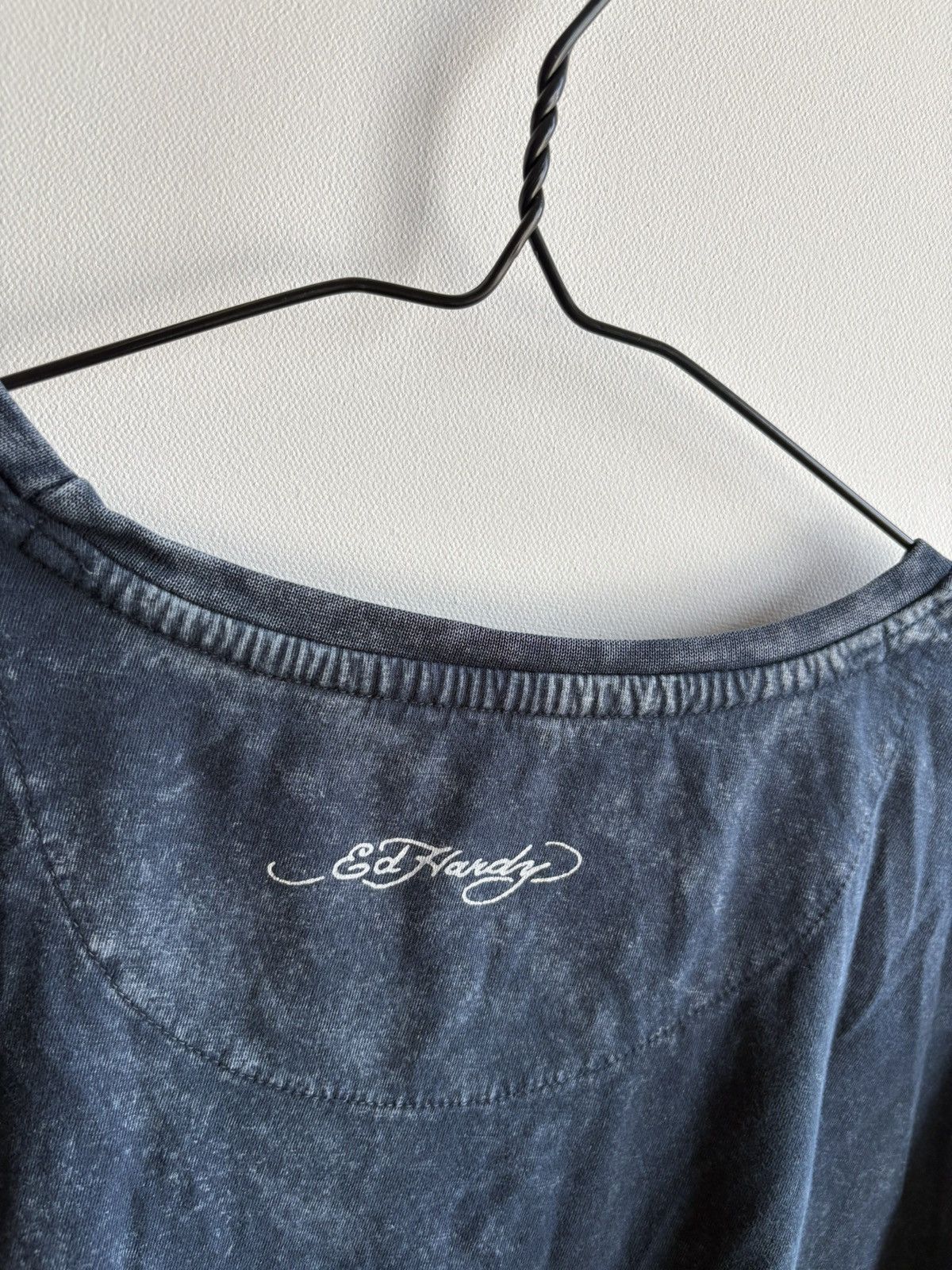 Ed Hardy Vintage Streetwear Hype Ed Hardy Studded NYC T-shirt Size US XXL / EU 58 / 5 - 10 Thumbnail