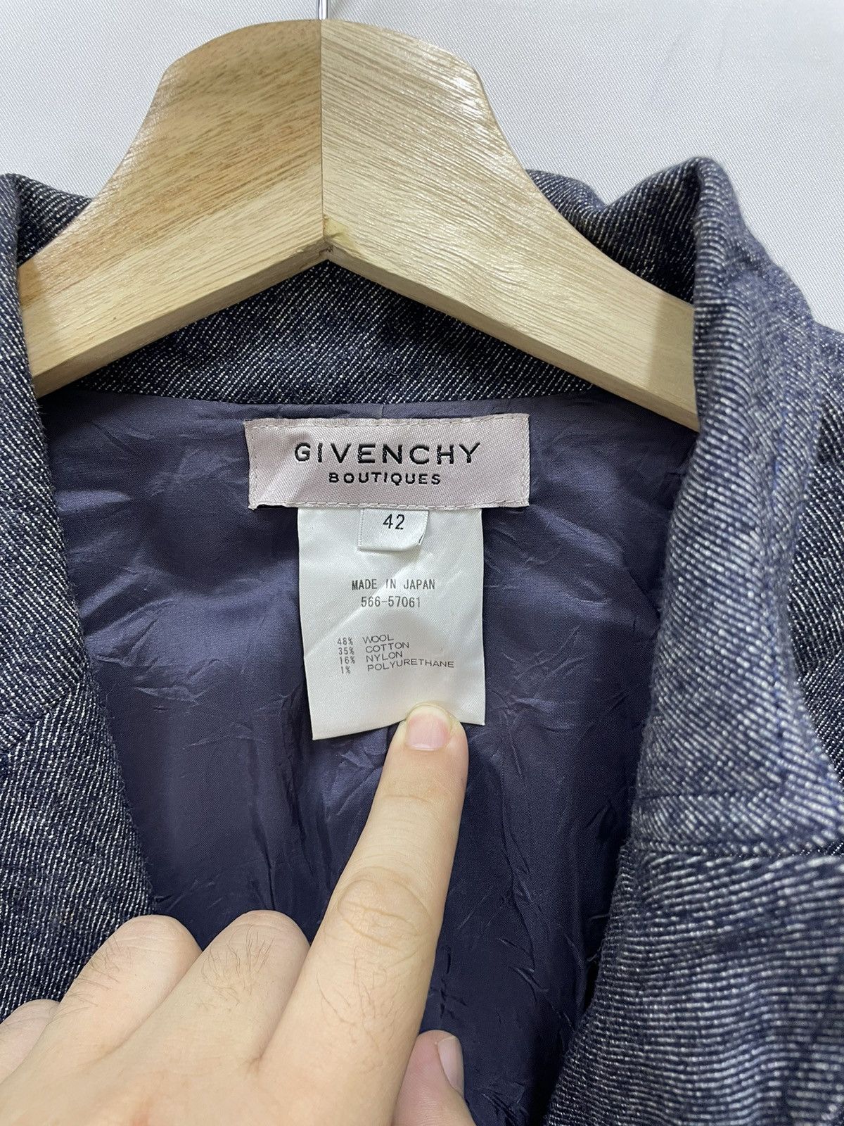 Designer × Givenchy GIVENCHY BOUTIQUE WOMEN CROO TOP BLAZER Size M / US 6-8 / IT 42-44 - 2 Thumbnail