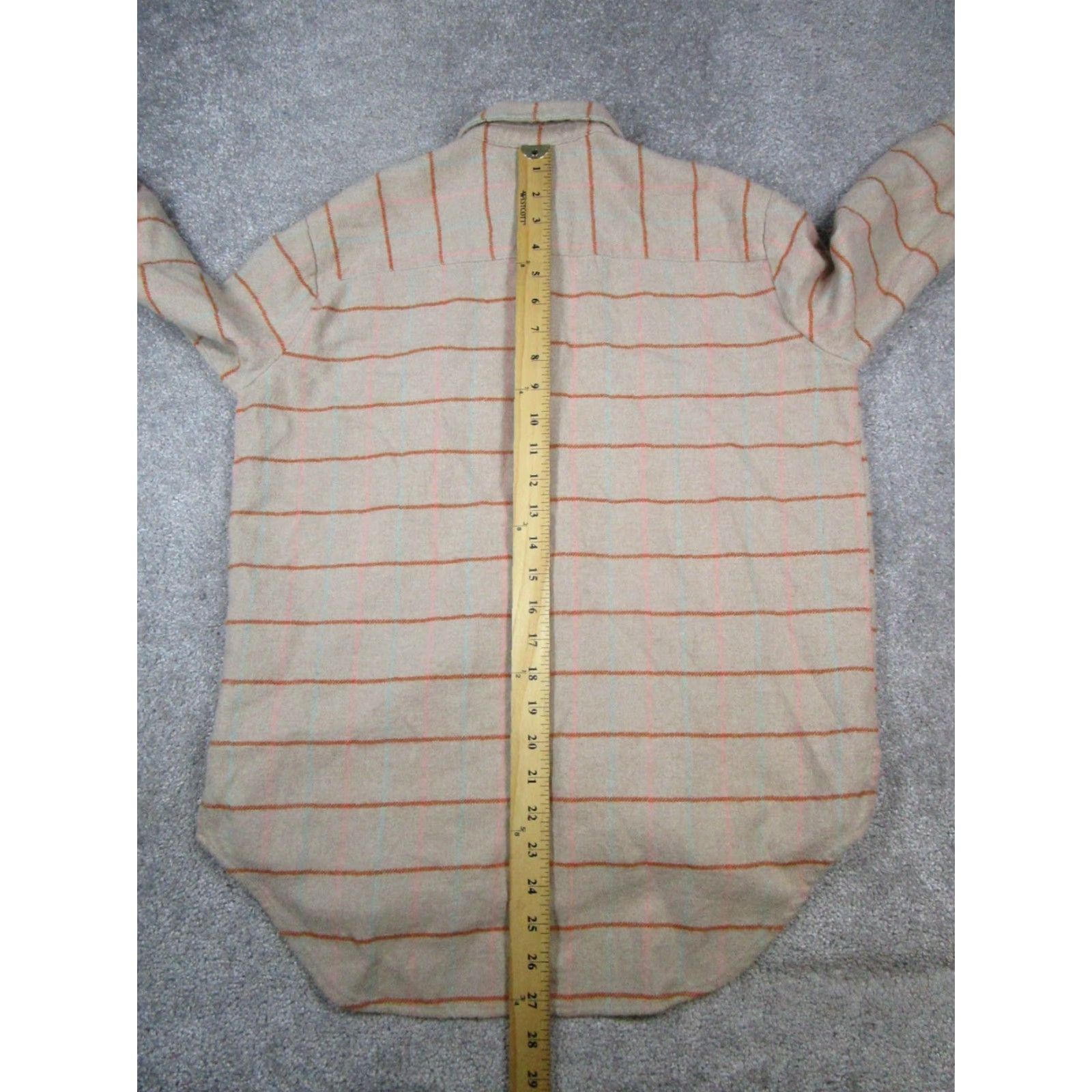 Madewell VINTAGE Madewell Women's shirt XS Plaid Cotton Button-up Long Sleeve Brown 90s Womens Size XXS / US 00 / IT 34 - 7 Thumbnail