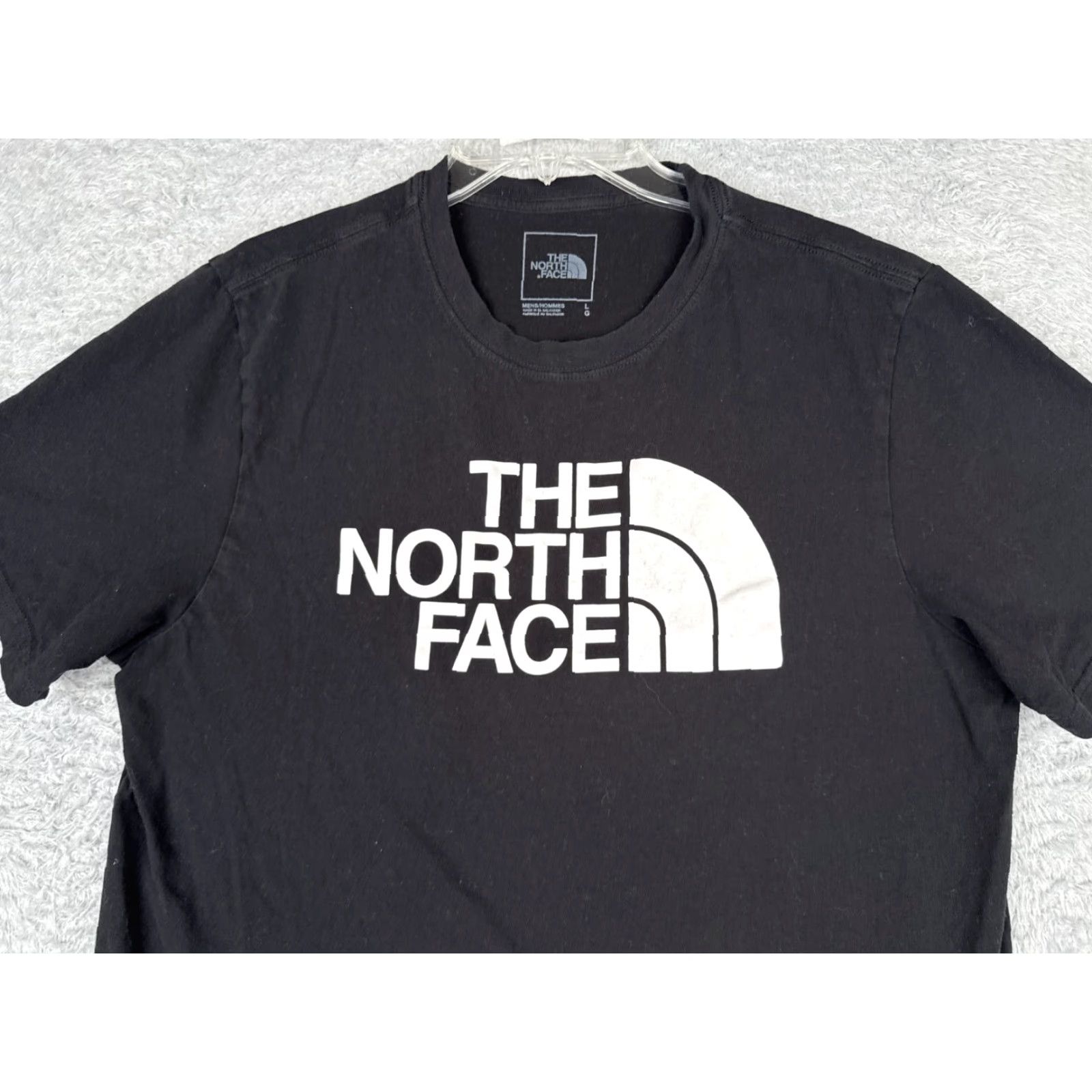 The North Face VINTAGE The North Face Shirt Men Large Black Short Sleeve Crew Neck 100% Cotton Jersey Logo All Seasons Mens Size US L / EU 52-54 / 3 - 4 Thumbnail