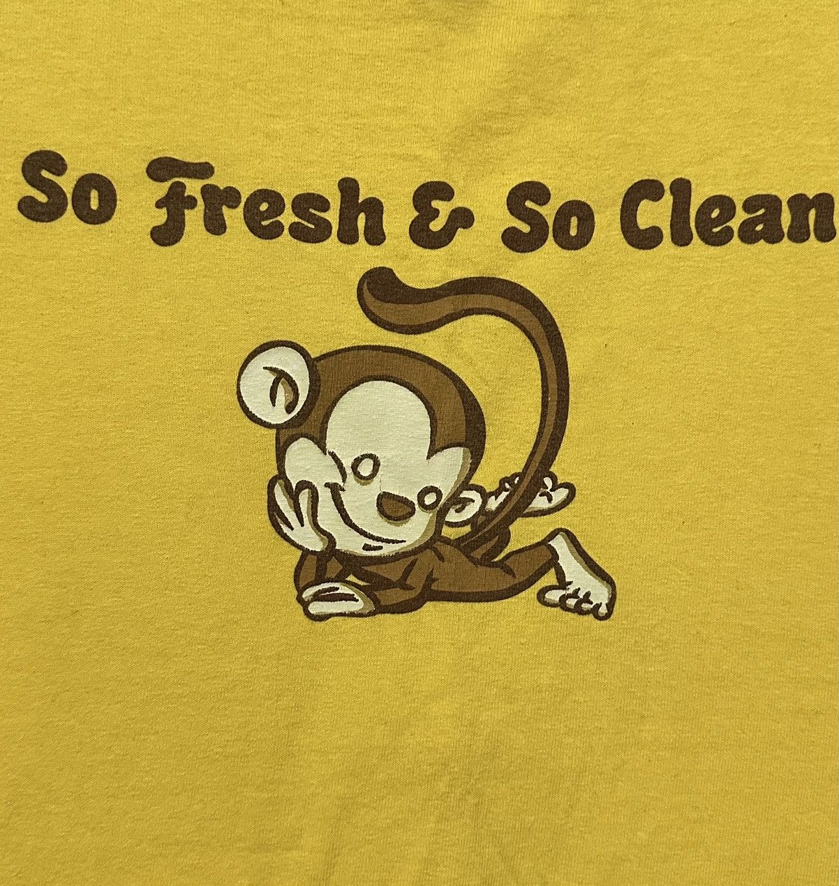 Gildan So Fresh & Clean Cartoon Monkey Shirt Size US XL / EU 56 / 4 - 4 Thumbnail