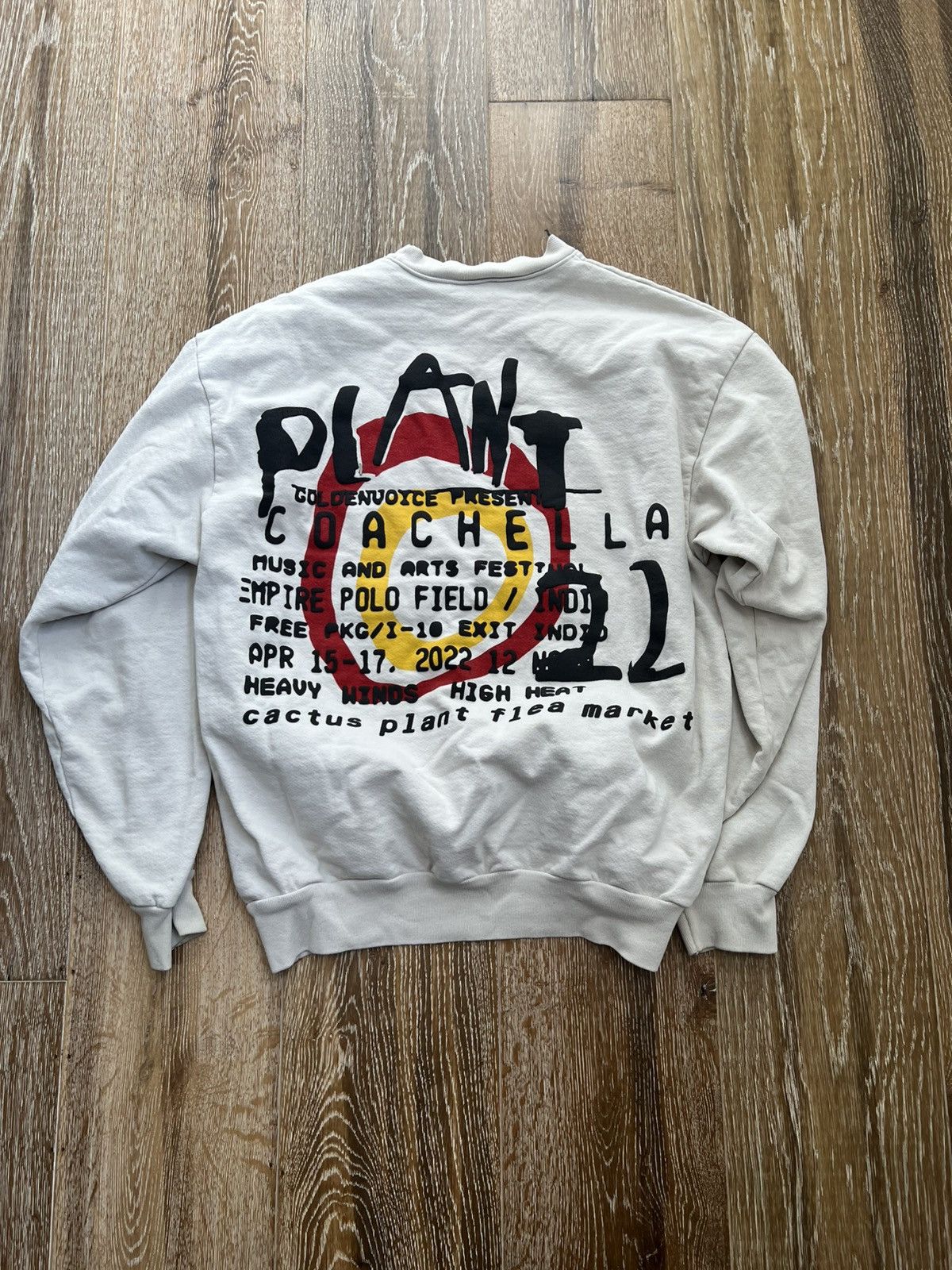 Cactus Plant Flea Market Cactus plant flea market coachella weekend 1 crewneck Size US M / EU 48-50 / 2 - 2 Thumbnail