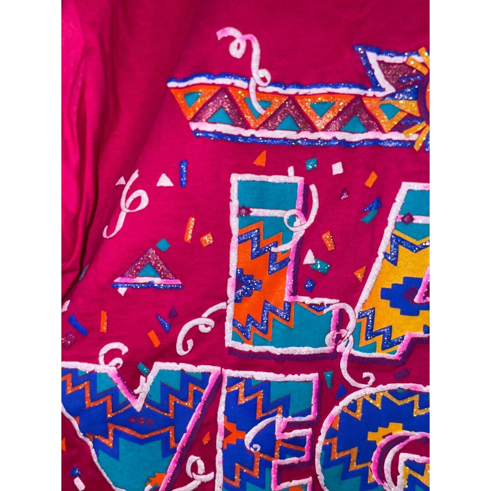 Jerzees Vintage 90s Las Vegas Shirt Southwest Pink Tee NV VTG 90s L Size US L / EU 52-54 / 3 - 4 Thumbnail