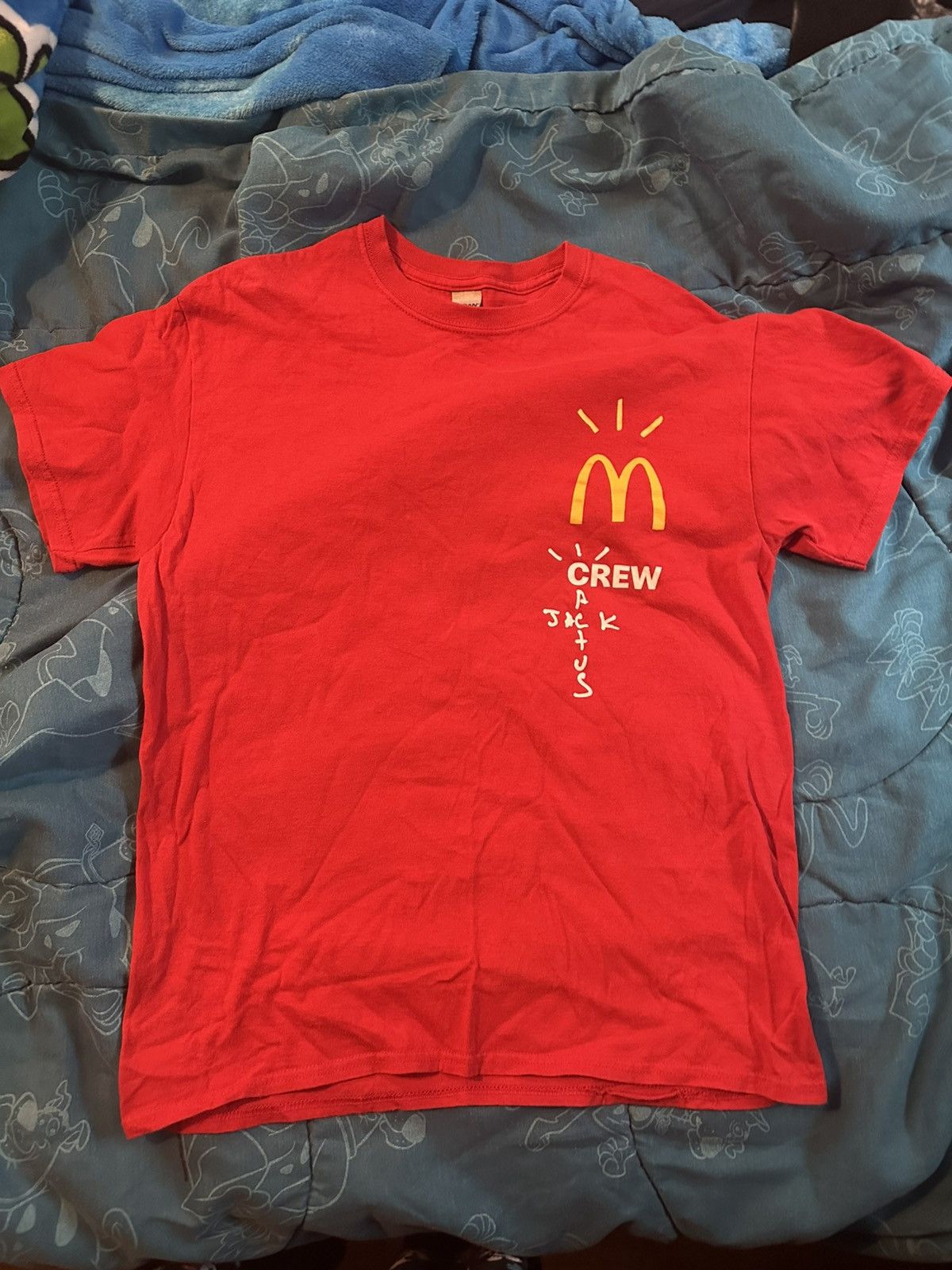 Travis Scott Cactus Jack x McDonald’s Crew T Shirt Size US M / EU 48-50 / 2 - 1 Thumbnail
