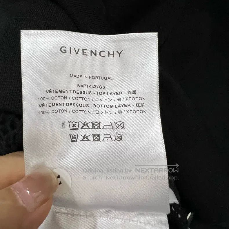 Givenchy Givenchy Fake Two Piece Qilin Arm Hoodie XL Size Size US XL / EU 56 / 4 - 4 Thumbnail
