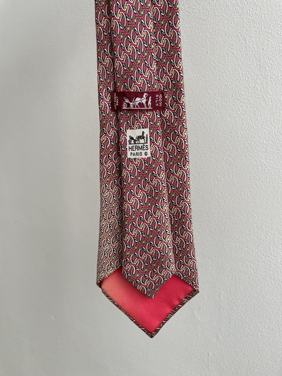Hermes Hermes Paris Vintage 90s 100% Silk Tie Made France 7454 HA Size ONE SIZE - 23 Thumbnail