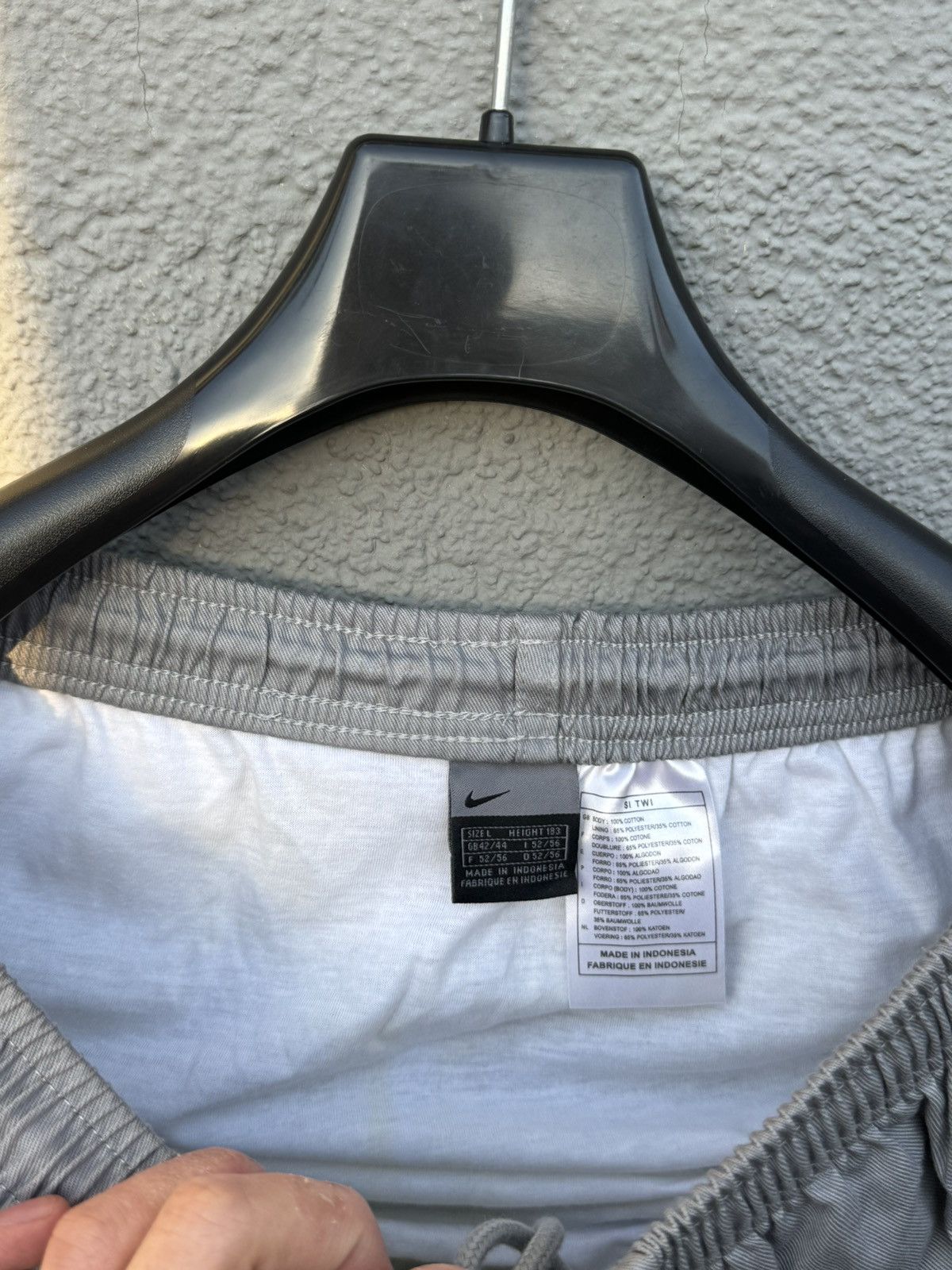 Nike × Vintage Vintage Nike Shorts Grey Size US 34 / EU 50 - 5 Thumbnail