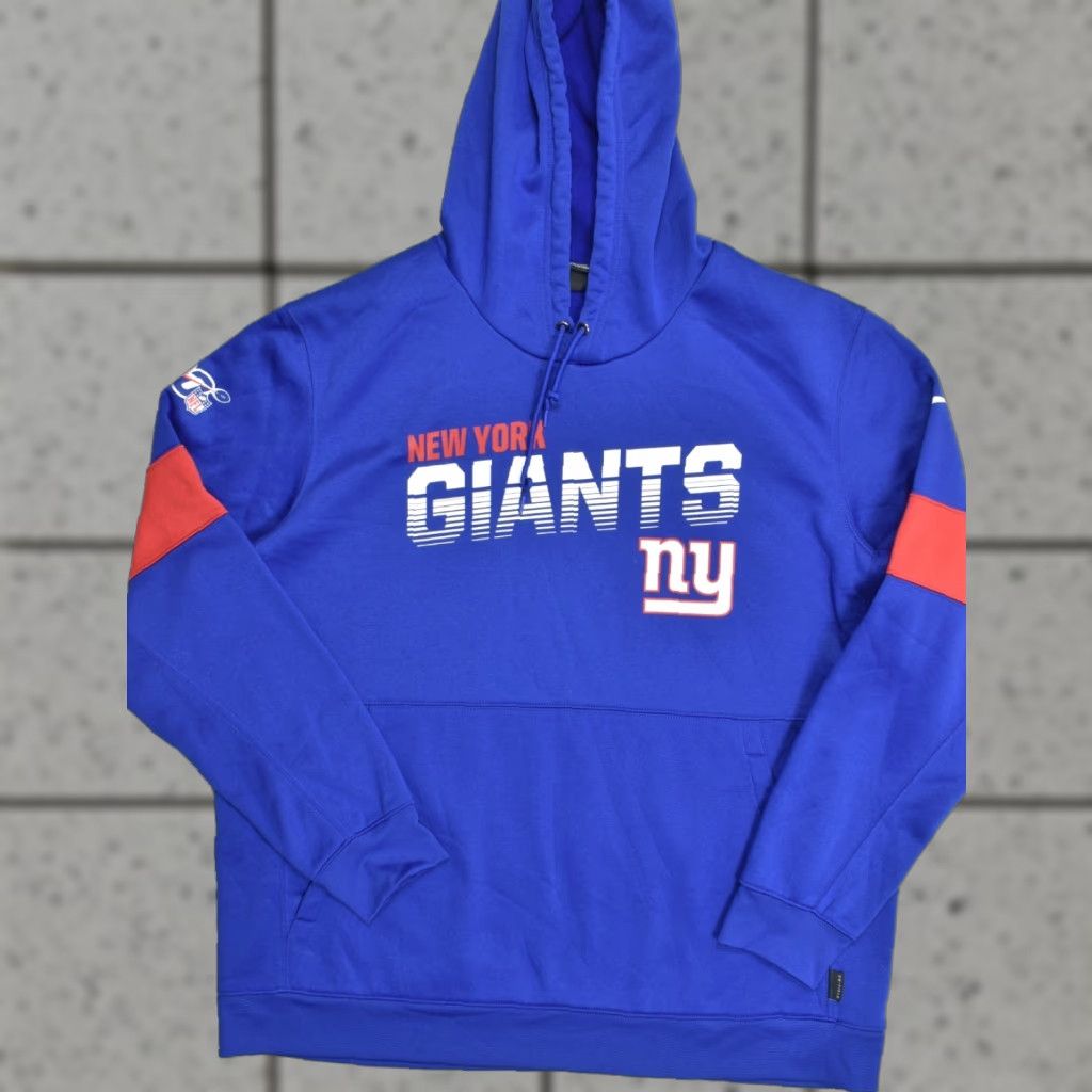 Nike Nike NFL New York Giants Hoodie Blue XXL Dri-FIT On-Field Apparel Polyester Sweatshirt Pullover Long Sleeve Men Size US XXL / EU 58 / 5 - 1 Thumbnail