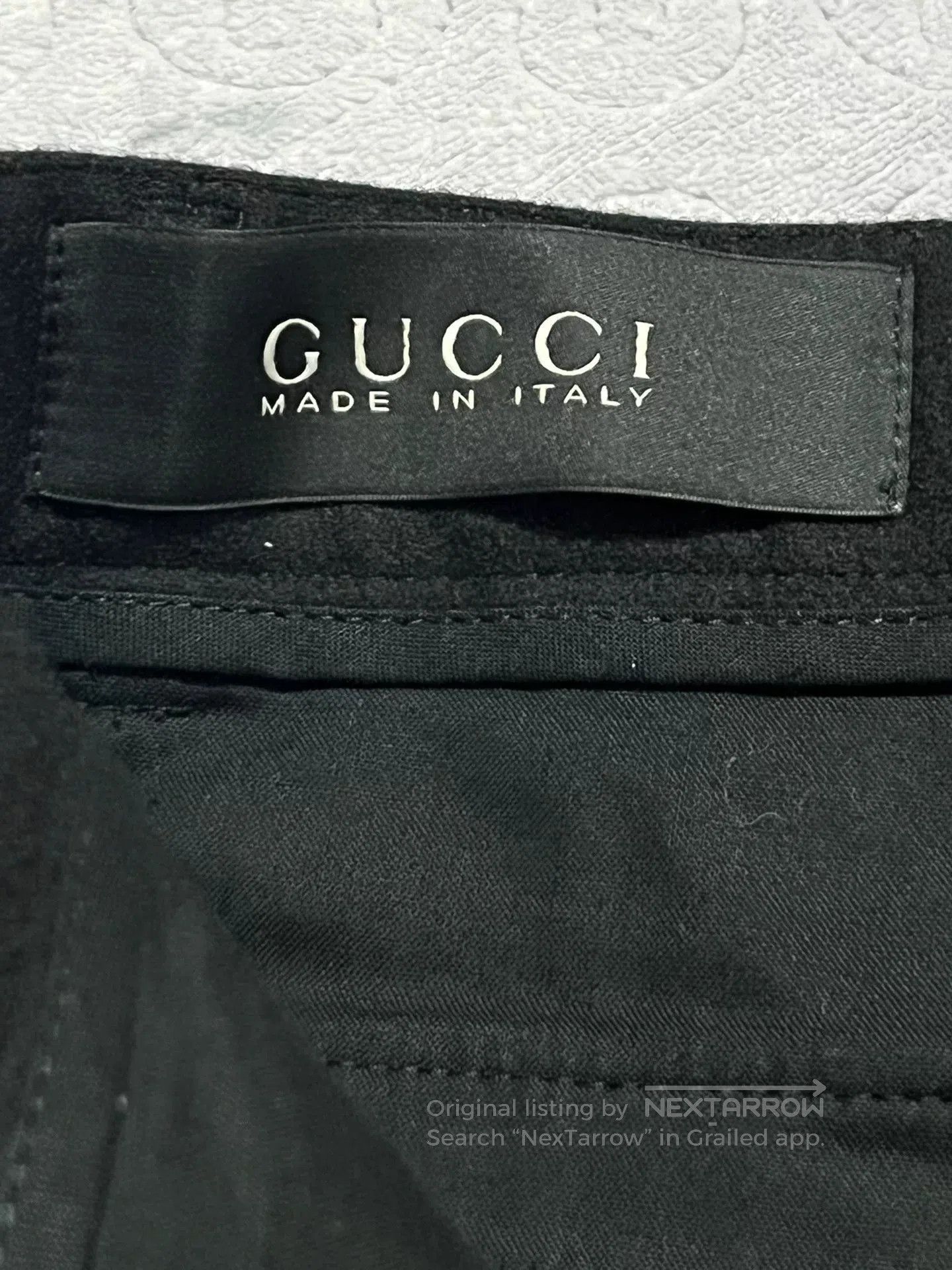 Gucci Gucci Black Tailored Trousers. Size US 30 / EU 46 - 1 Thumbnail