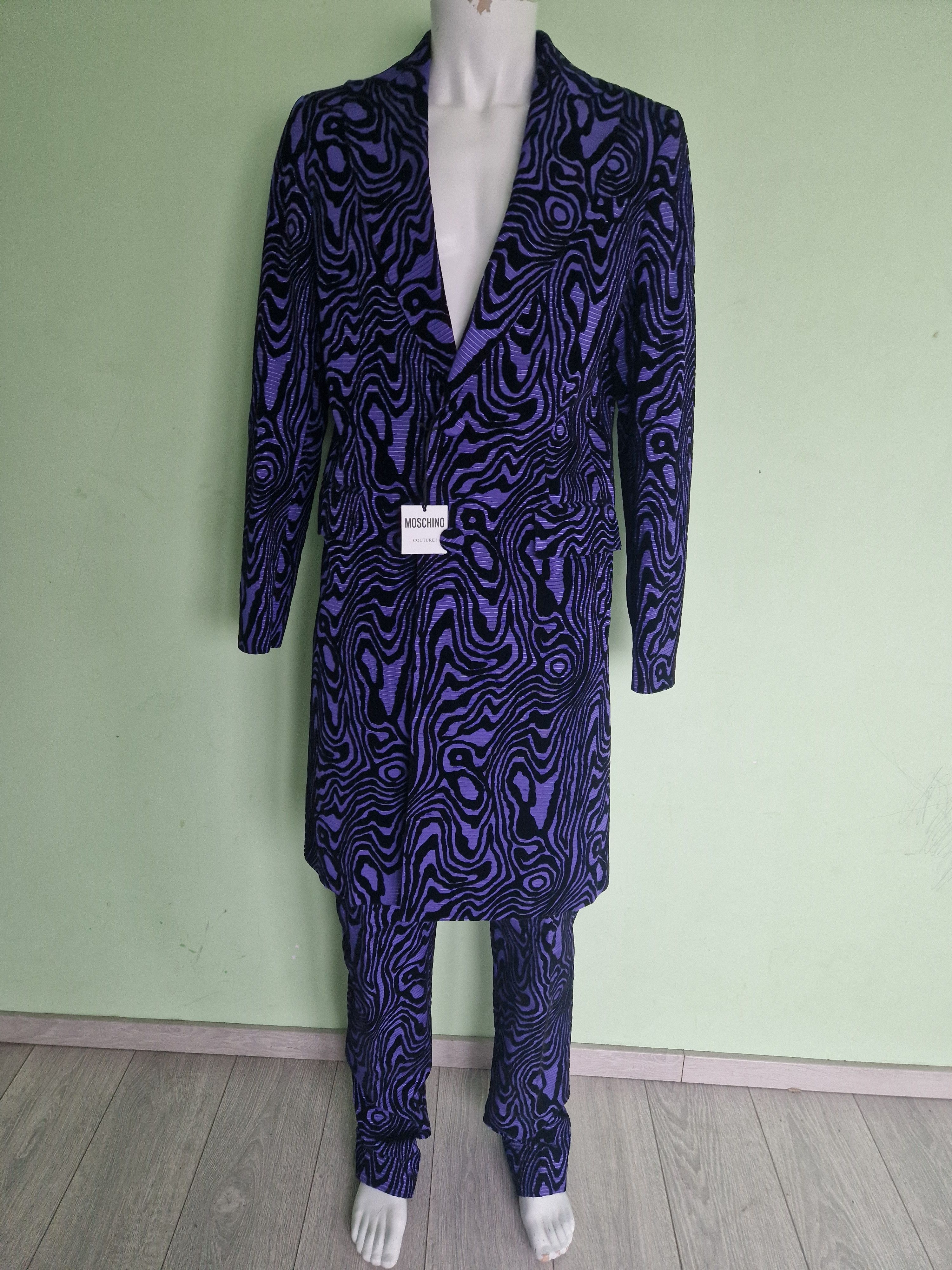 image of Moschino Longu Veste in Violet, Men's (Size Large)