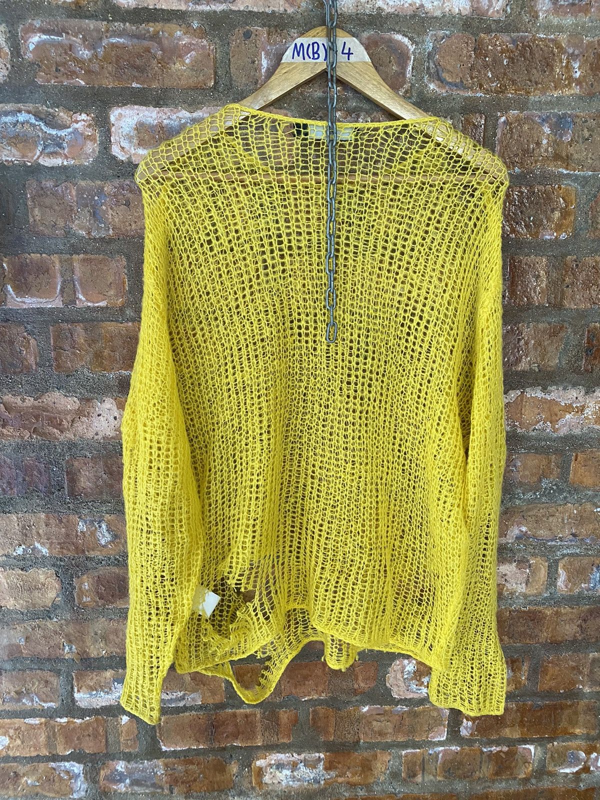 A.F.F.A. × Beams Plus × Japanese Brand 2000s Vaporize Beams destroy Spider web open knit mesh Size US M / EU 48-50 / 2 - 9 Thumbnail