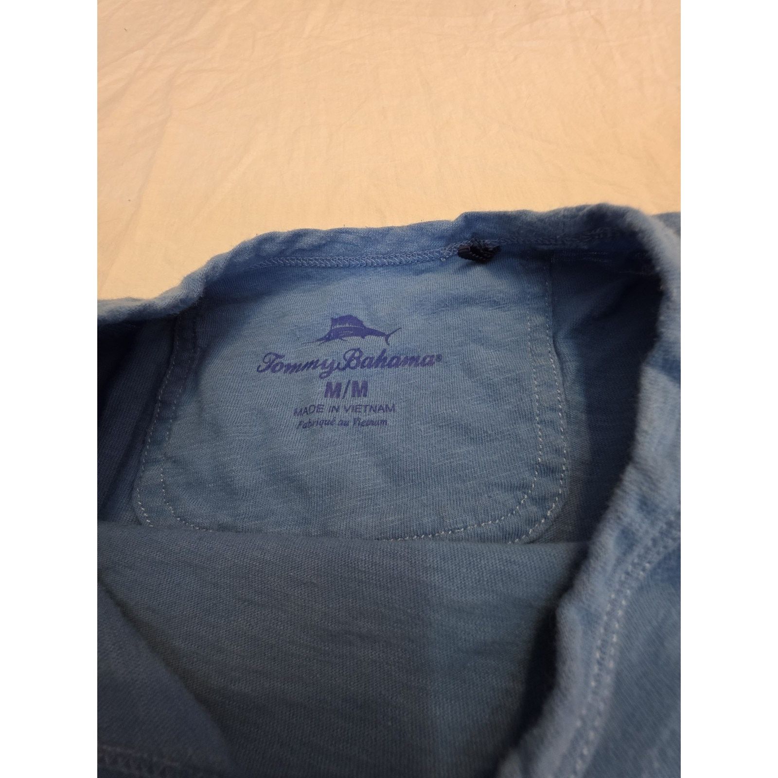 Tommy Bahama Tommy Bahama Men's Size Medium Short Sleeve Blue T-Shirt Size US M / EU 48-50 / 2 - 4 Thumbnail