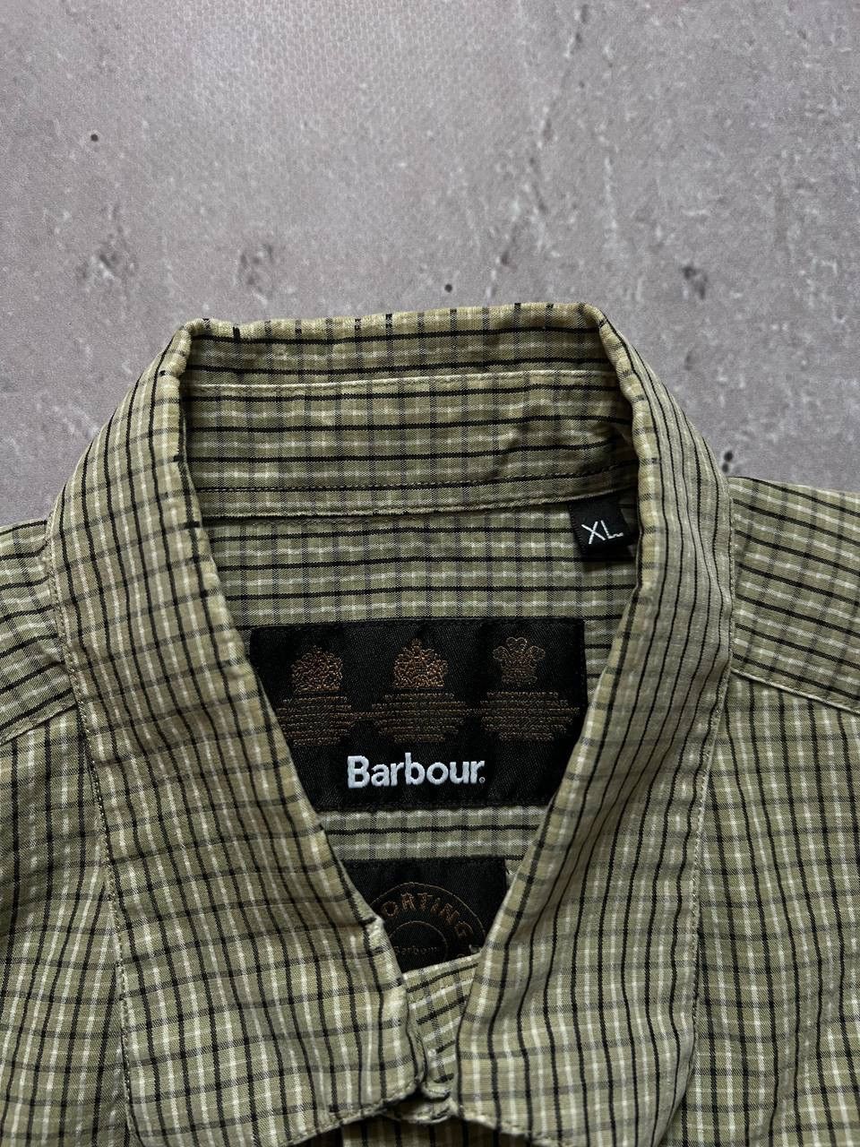 Barbour Barbour Linen Mix Short Sleeve Check Summer Shirt Size XL Size US XL / EU 56 / 4 - 6 Thumbnail