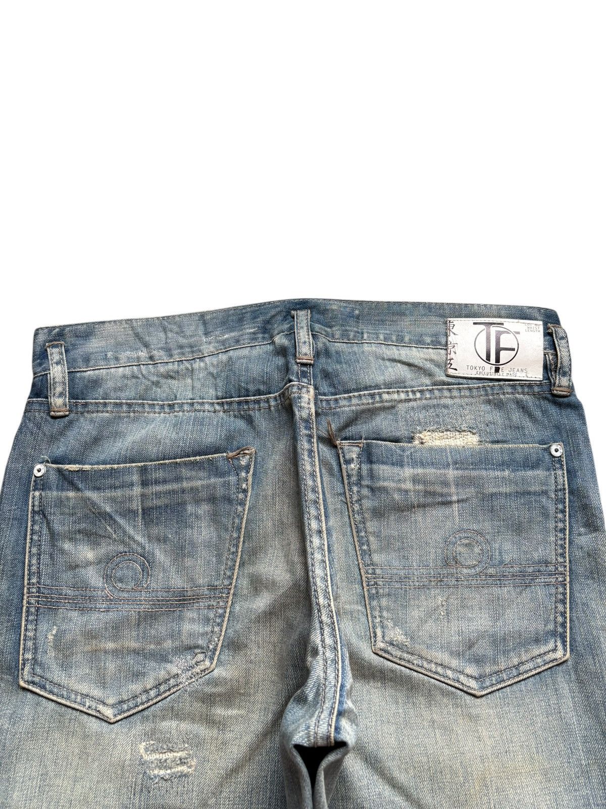 Japanese Brand Vintage Japanese Brand Rusty Mud Wash Distress Baggy Jeans Size US 34 / EU 50 - 8 Thumbnail