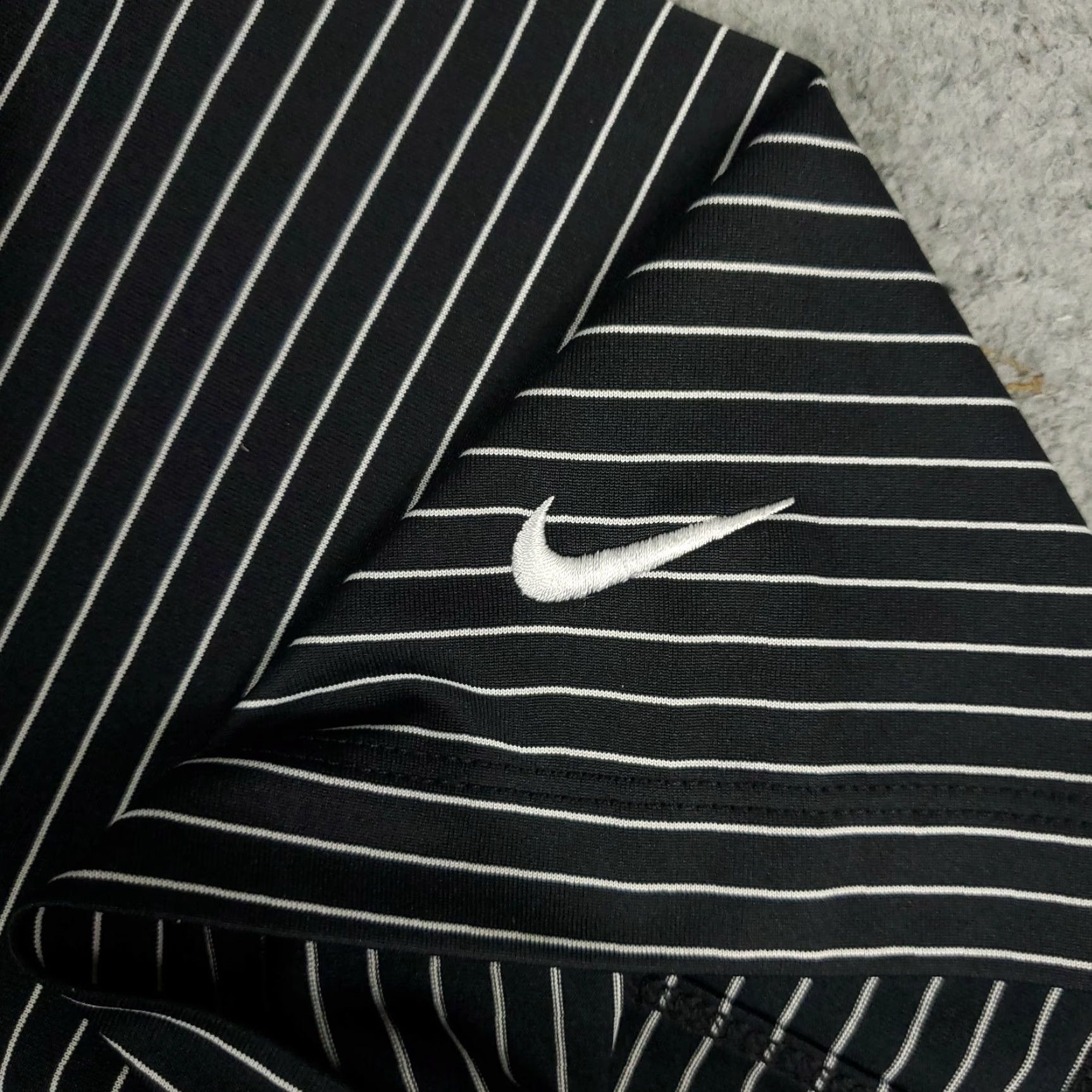 Nike Nike Polo Shirt Mens XL Black Striped Dri Fit Golf Casual Short Sleeve Size US XL / EU 56 / 4 - 3 Thumbnail