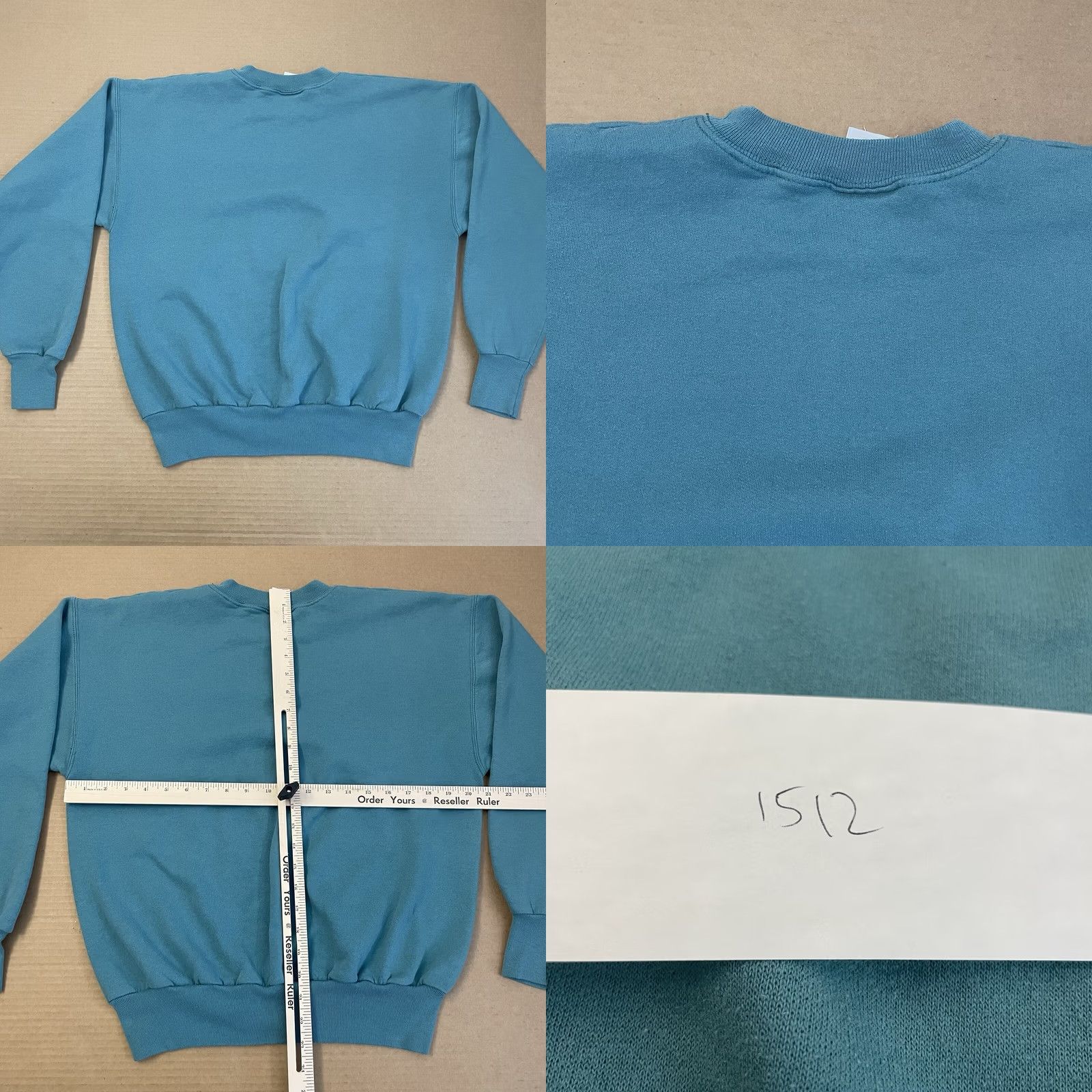 Hanes VINTAGE Las Vegas Sweatshirt Adult Medium Blue Crewneck Nevada Art 90s Y2K Mens Size US M / EU 48-50 / 2 - 8 Thumbnail