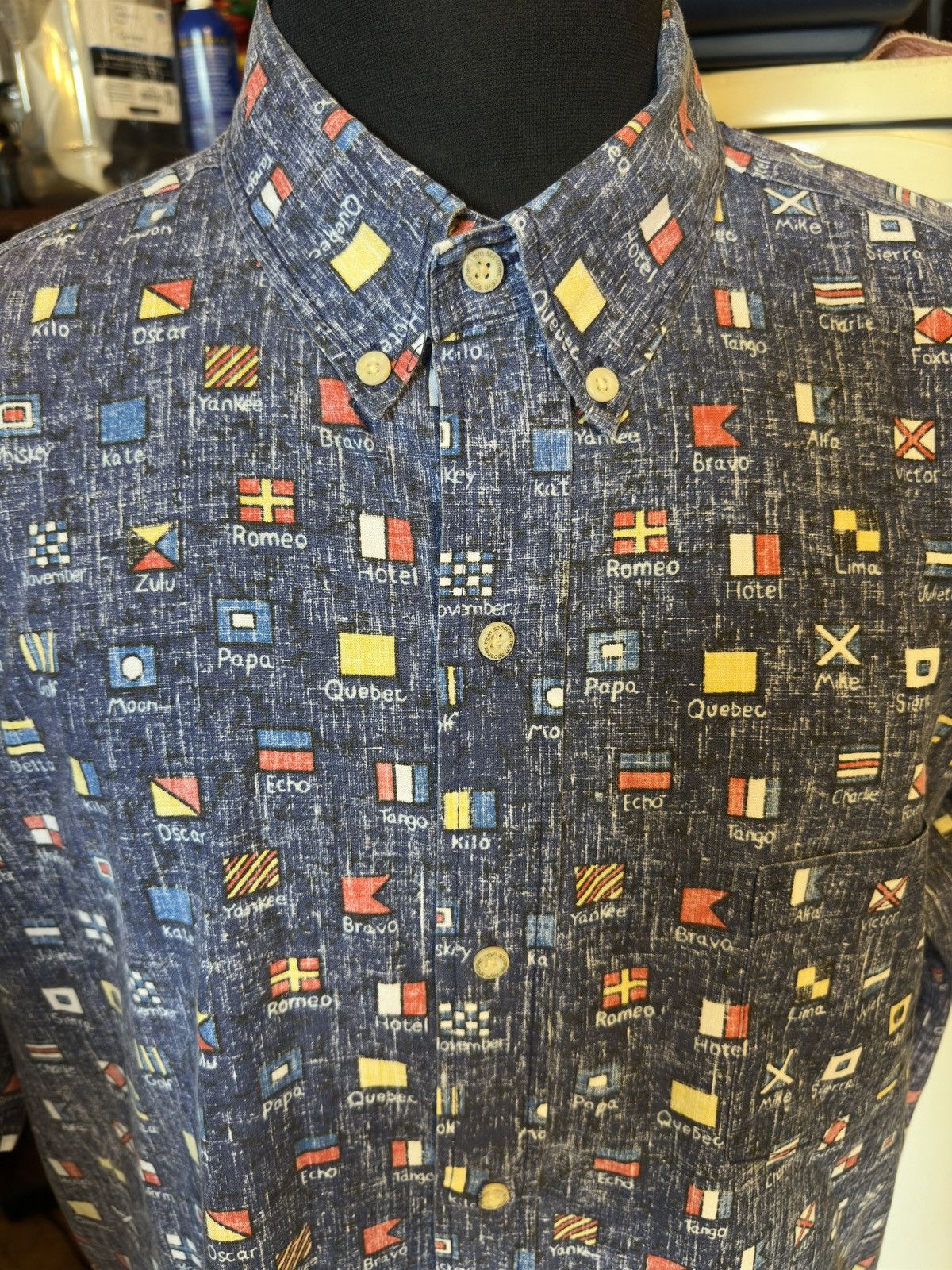Reyn Spooner PreOwned Reyn Spooner Blue Hawaiian Shirt Men's XXL Size US XXL / EU 58 / 5 - 3 Thumbnail