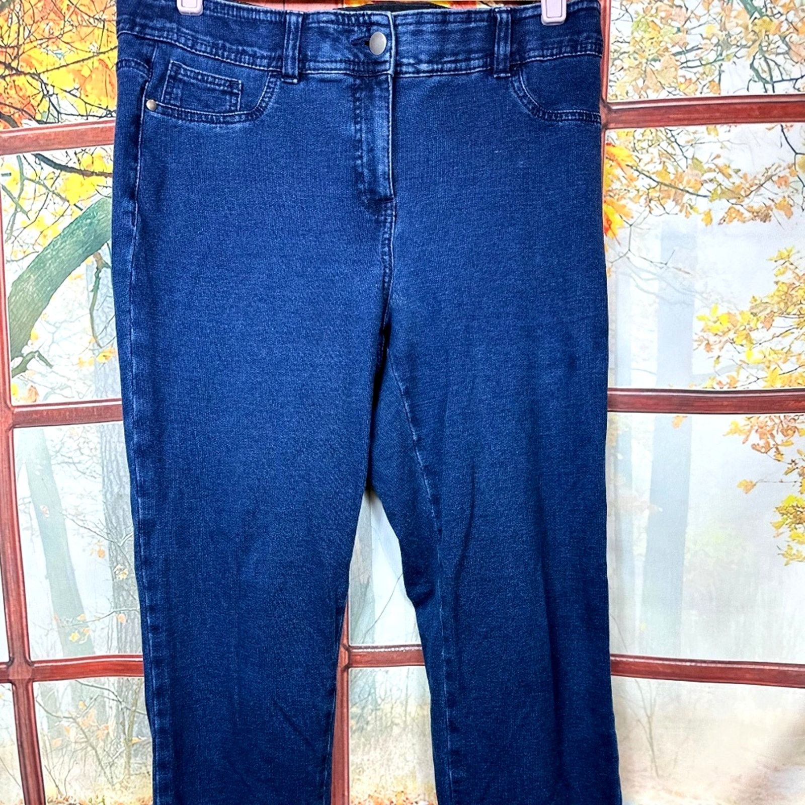 Other Style & Co High Rise Jeggings Med Blue size 10 Size 32" / US 10 / IT 46 - 7 Thumbnail