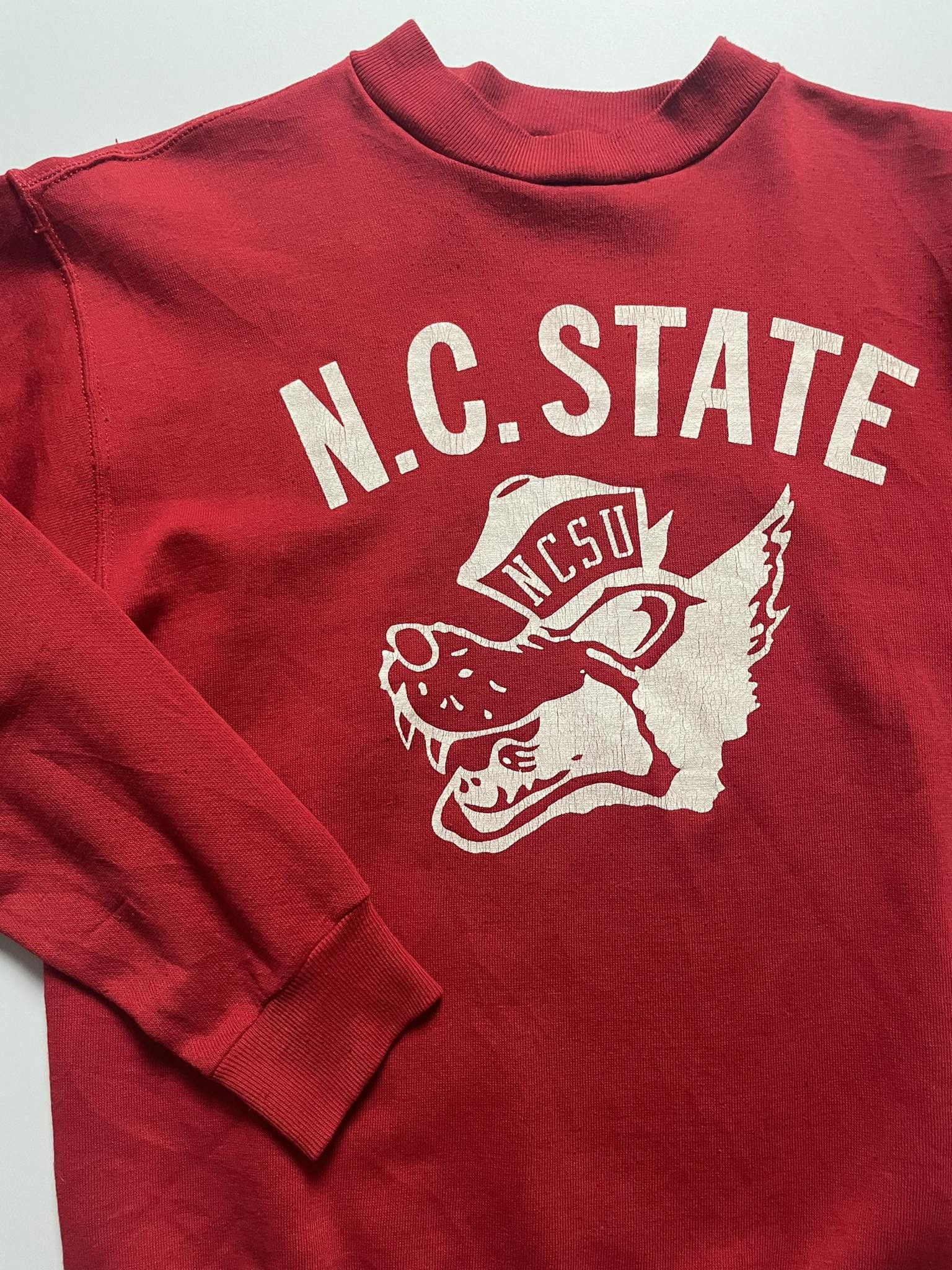 Russell Athletic × Vintage Vintage NC State Russell Athletic 80s Sweatshirt Size US M / EU 48-50 / 2 - 8 Thumbnail
