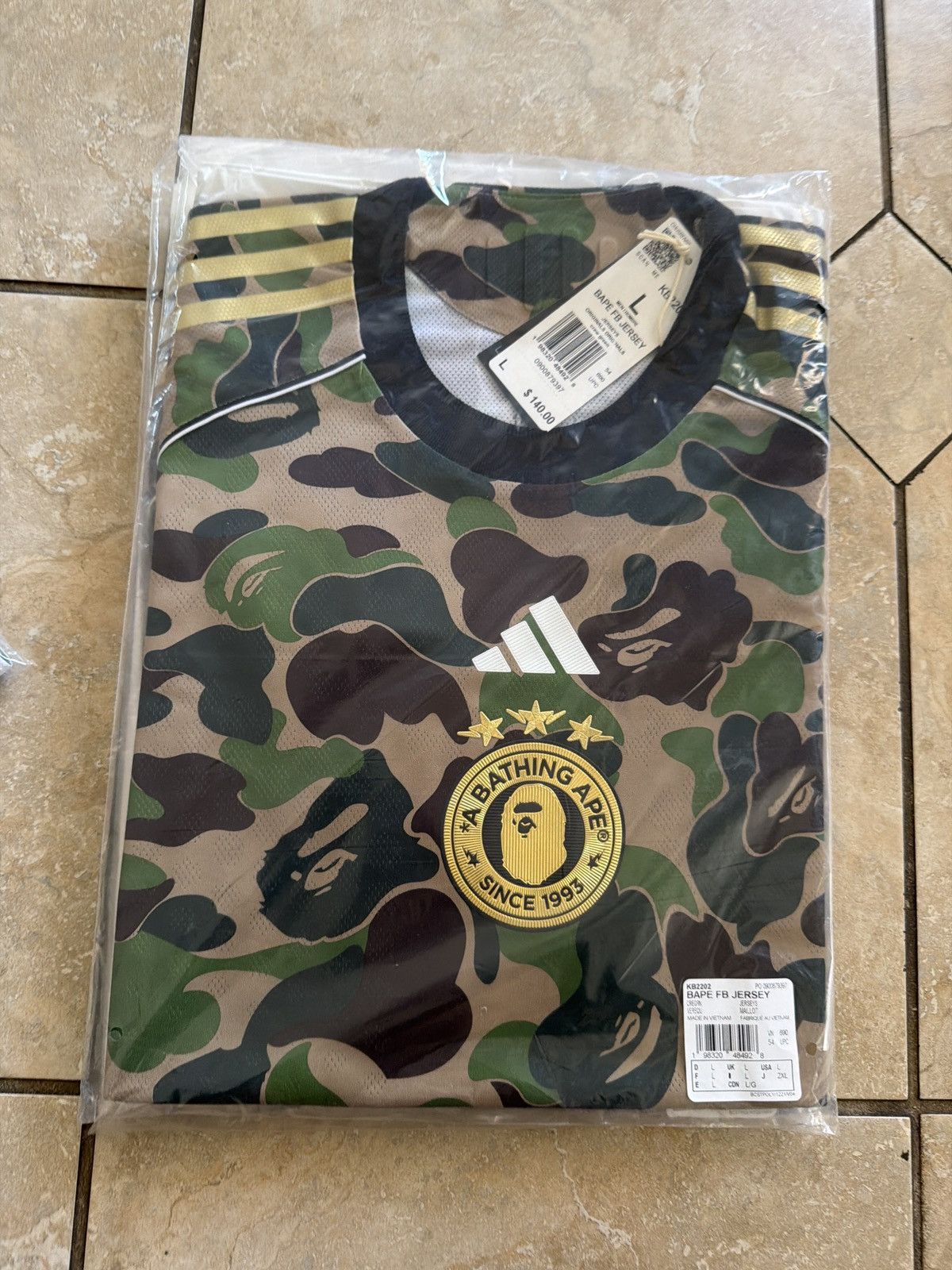 Adidas × Bape Adidas bape football jersey large Size US L / EU 52-54 / 3 - 2 Thumbnail