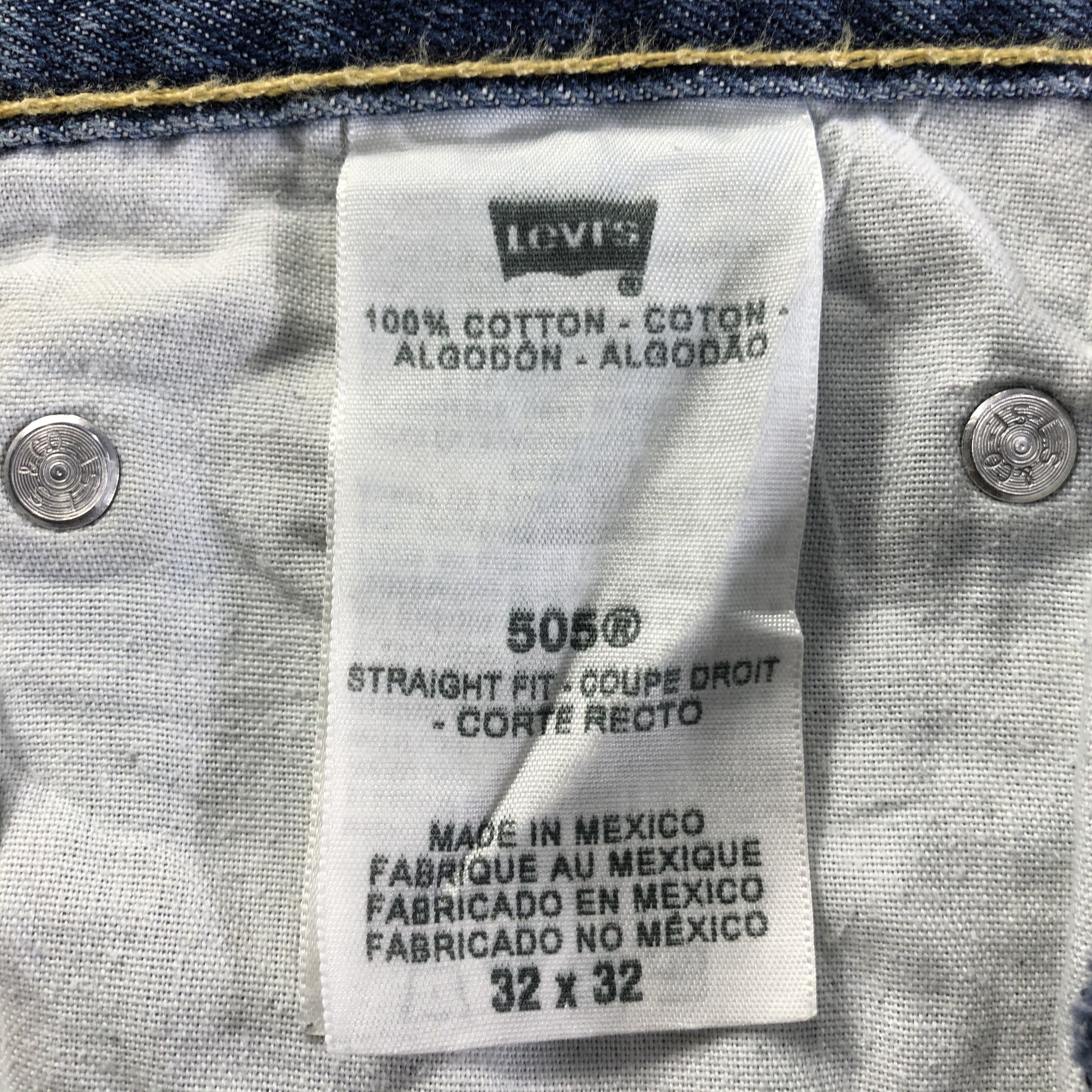 Levi's Vintage Levis 505 Jeans-J4483 Size US 33 - 11 Thumbnail