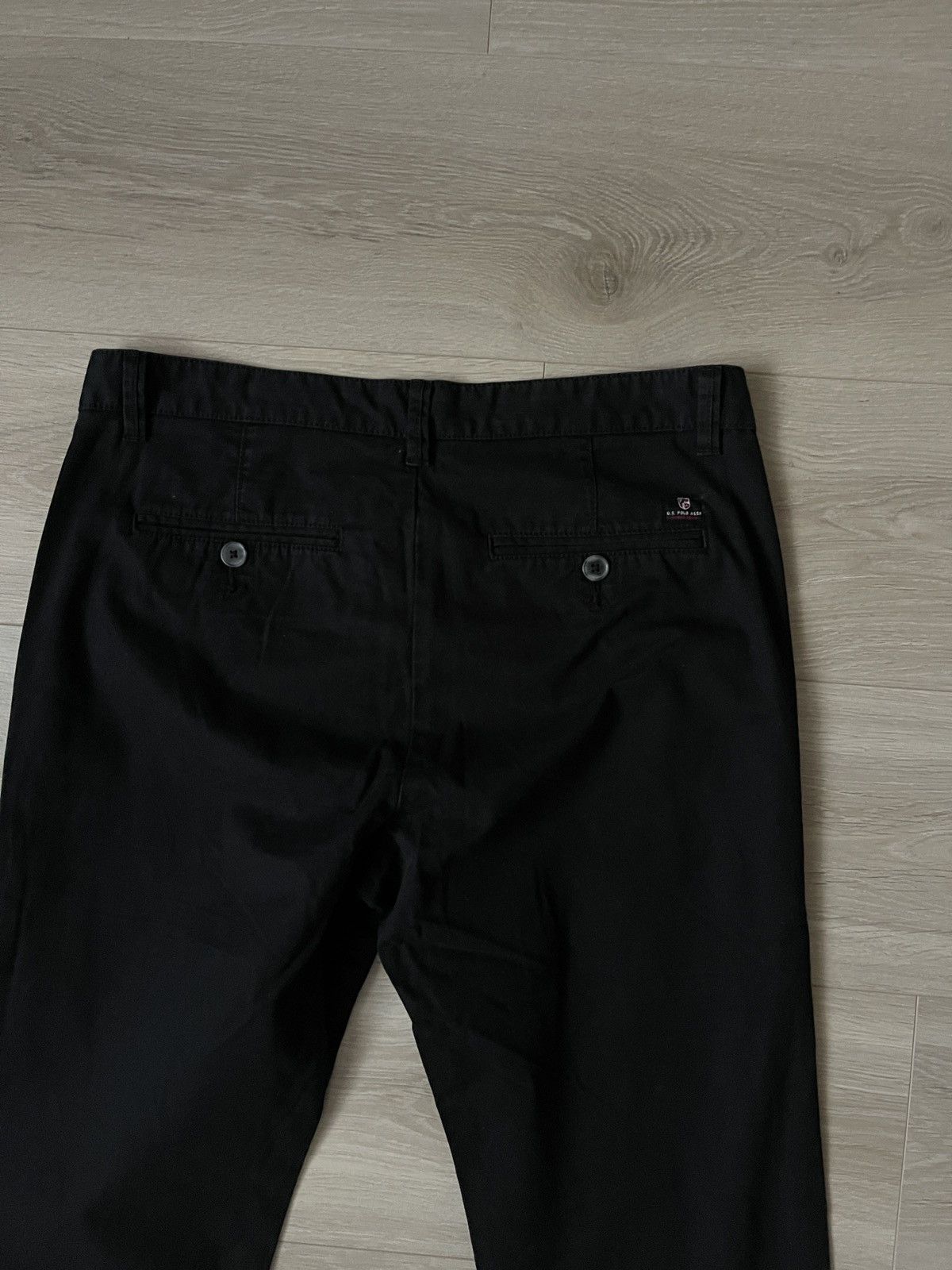 U.S. Polo Assn. Vintage us polo assn chino pants black trousers 32 Size US 32 / EU 48 - 9 Thumbnail