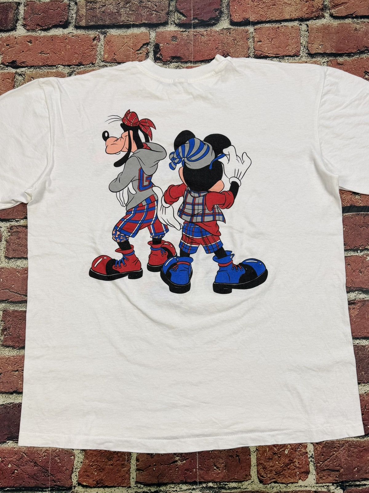 Disney Vintage 90s Disney Mickey Mouse Goofy Hip Hop Ocean City Tee Size US XXL / EU 58 / 5 - 4 Thumbnail
