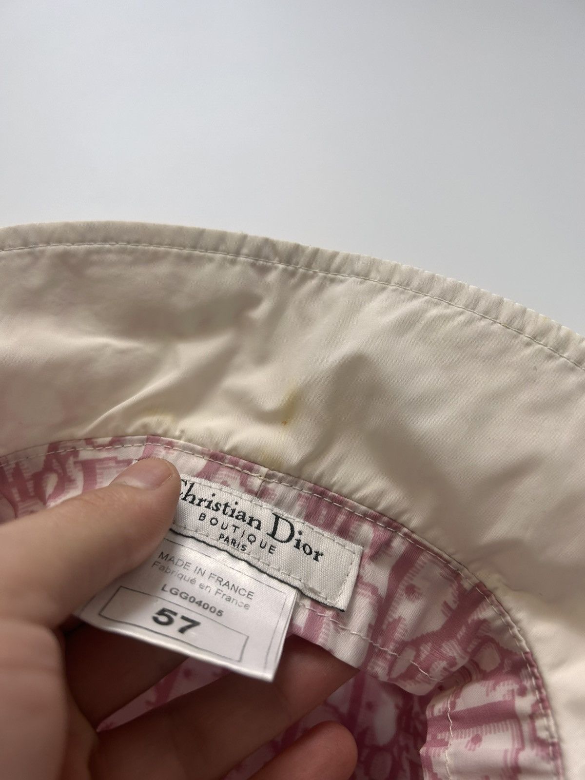 Dior × Vintage Vintage 90 dior bucket hat by john galliano Size ONE SIZE - 6 Thumbnail