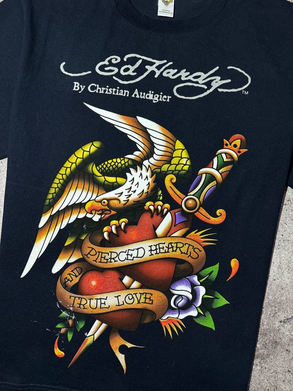 Christian Audigier × Ed Hardy × Vintage Ed Hardy by Christian Audigier Vintage T-shirt Japanese y2k Size US L / EU 52-54 / 3 - 3 Thumbnail
