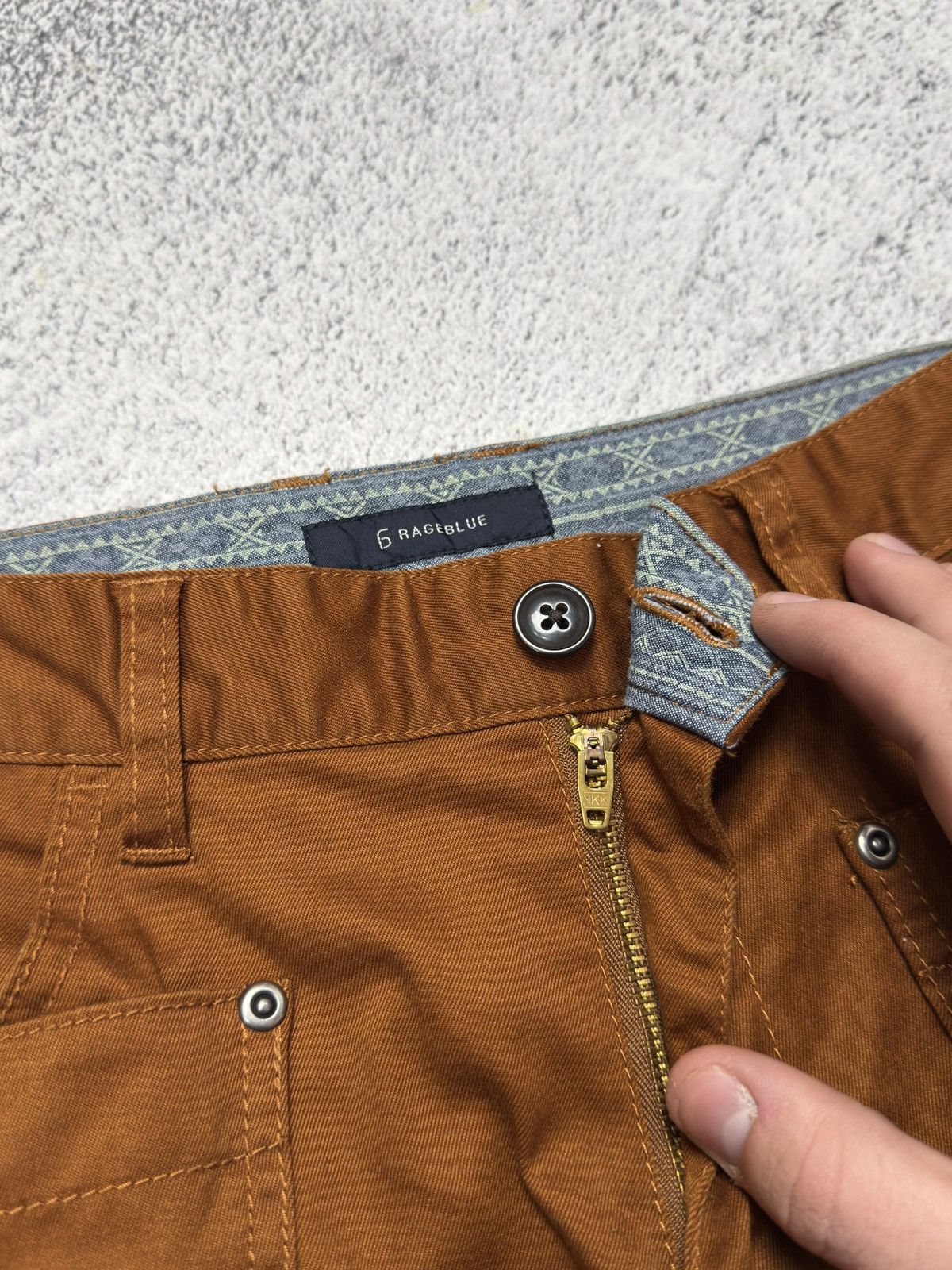 RAGEBLUE RAGEBLUE Carpenter Workwear Utility Pants Japanese Brand Size US 34 / EU 50 - 6 Thumbnail