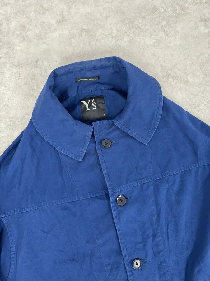 Yohji Yamamoto 2000s Yohi Yamamoto Y’s Blue Japan Worker Long Jacket Size US S / EU 44-46 / 1 - 4 Thumbnail