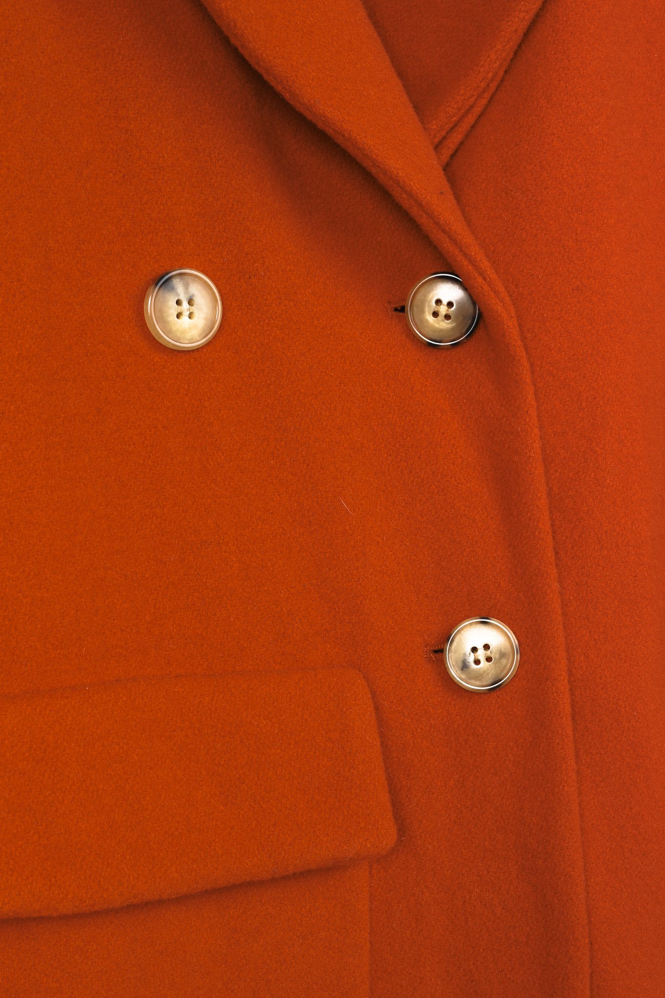 Dries Van Noten Dries Van Noten Orange Wool Oversized Double Breasted Jacket Size M / US 6-8 / IT 42-44 - 9 Thumbnail