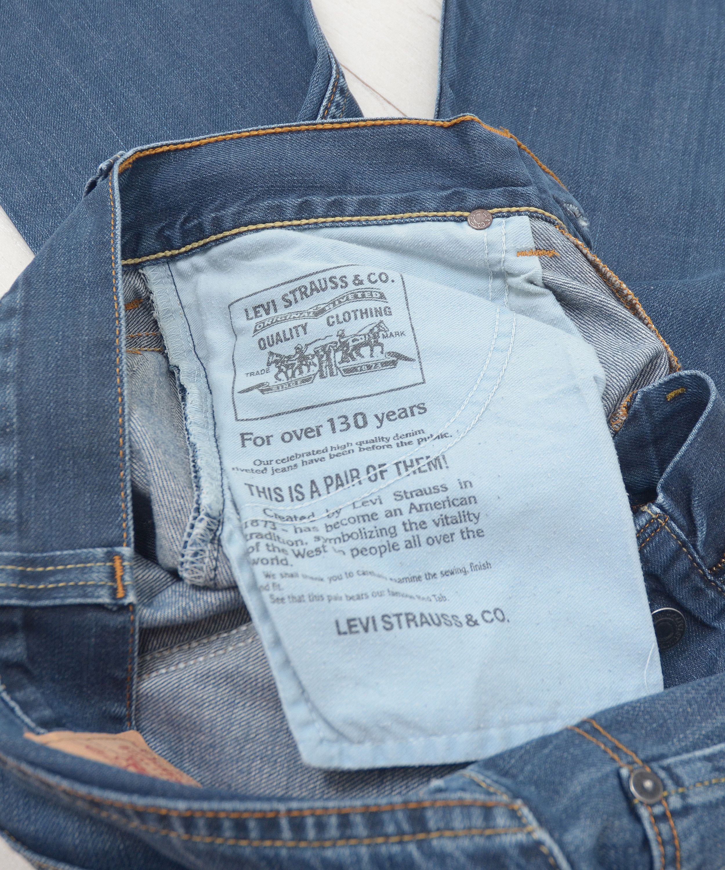 Levi's × Levi's Vintage Clothing × Vintage Vintage 511 Blue Denim Jeans sz 32x34 Wash Slim Size US 30 / EU 46 - 11 Thumbnail