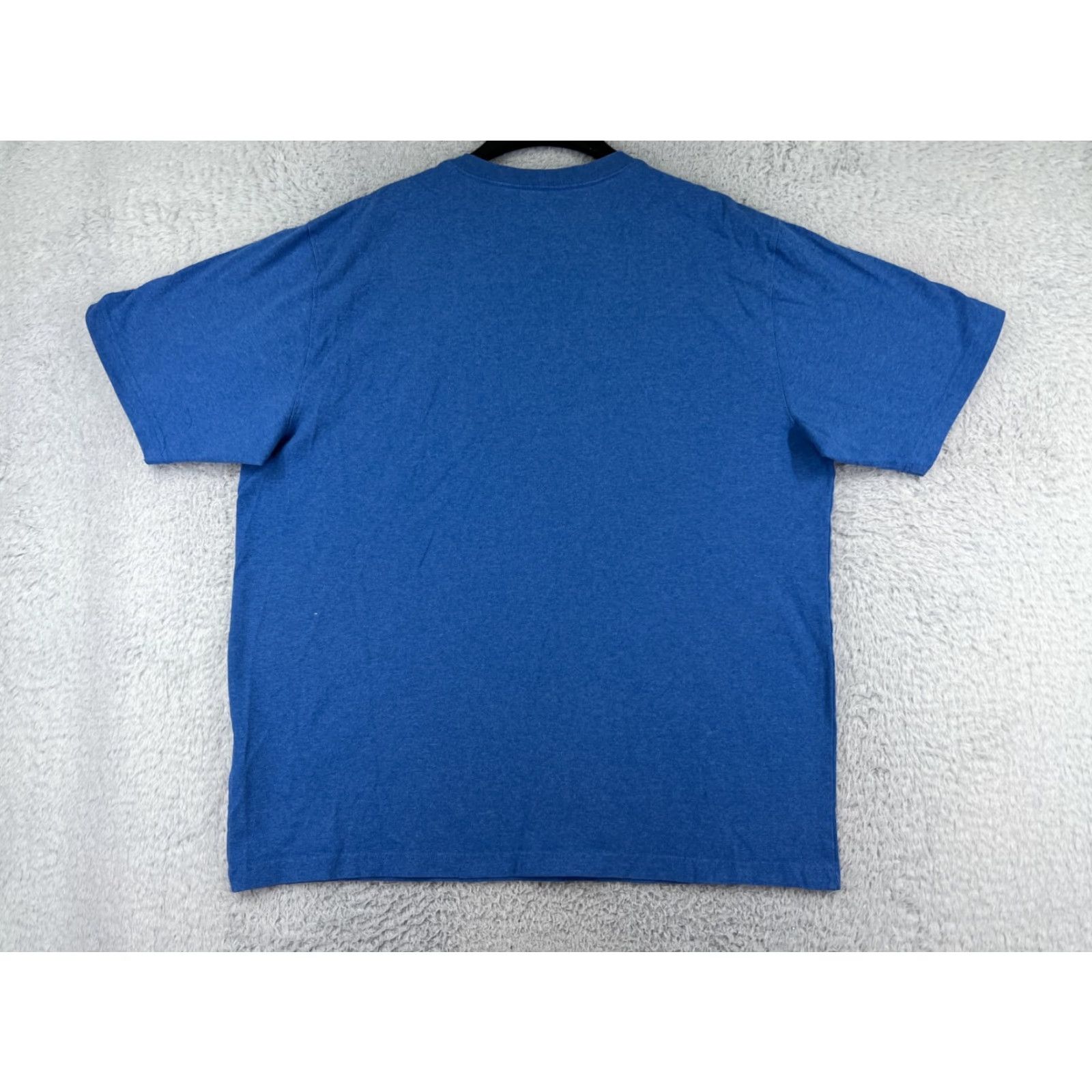 Carhartt Carhartt Shirt Mens Large Blue Crew Neck Pocket Cotton Blend Workwear Size US L / EU 52-54 / 3 - 2 Thumbnail