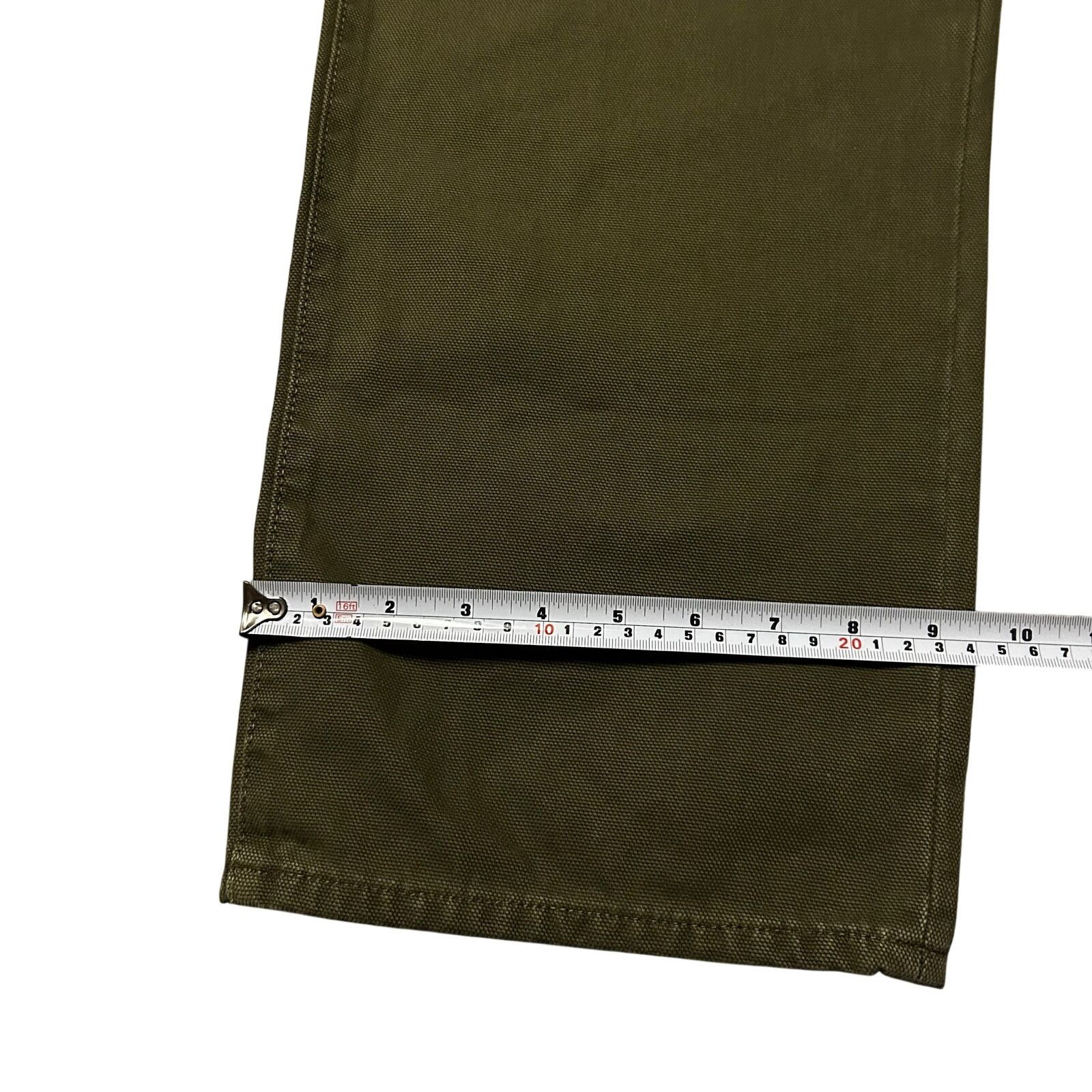 Stussy Stussy Big Ol Jeans Olive Green Size 30 (34x30) Baggy Denim Size US 30 / EU 46 - 7 Thumbnail