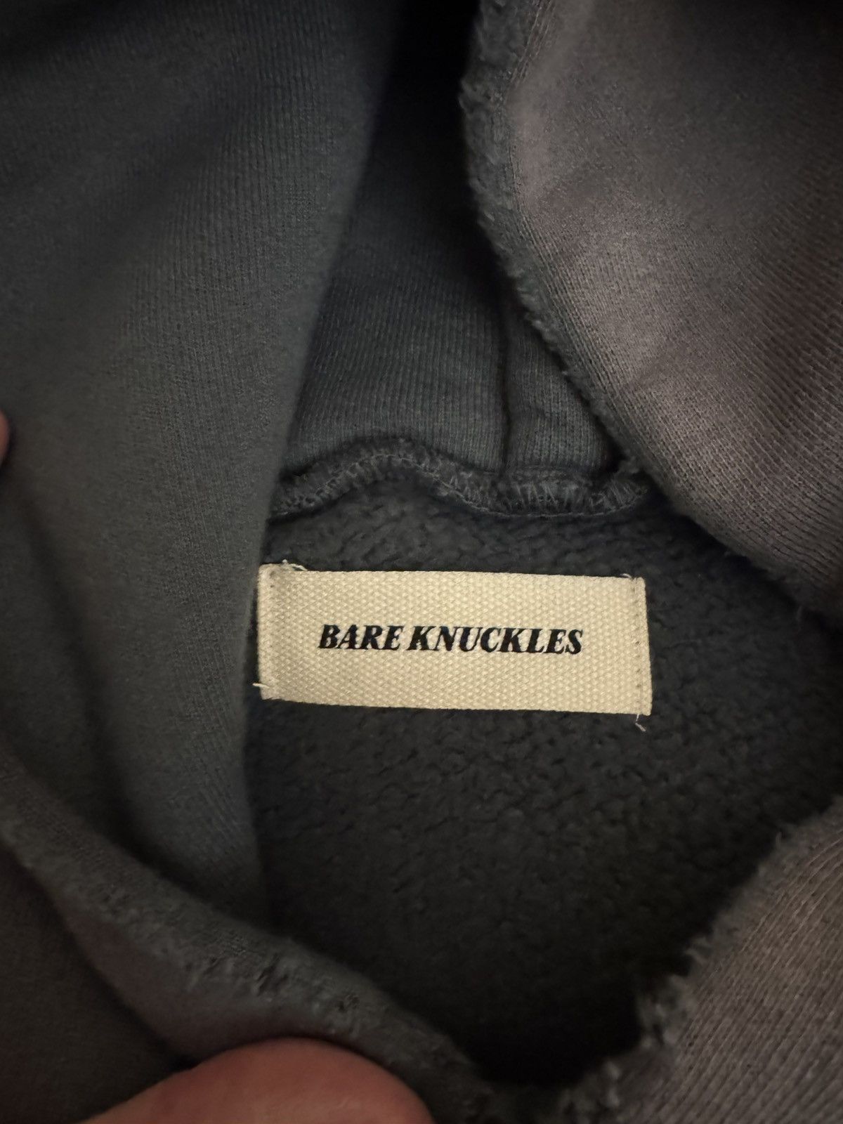 Bare Knuckles Bare Knuckles Distressed Basics Hoodie - NEW Size US L / EU 52-54 / 3 - 4 Thumbnail