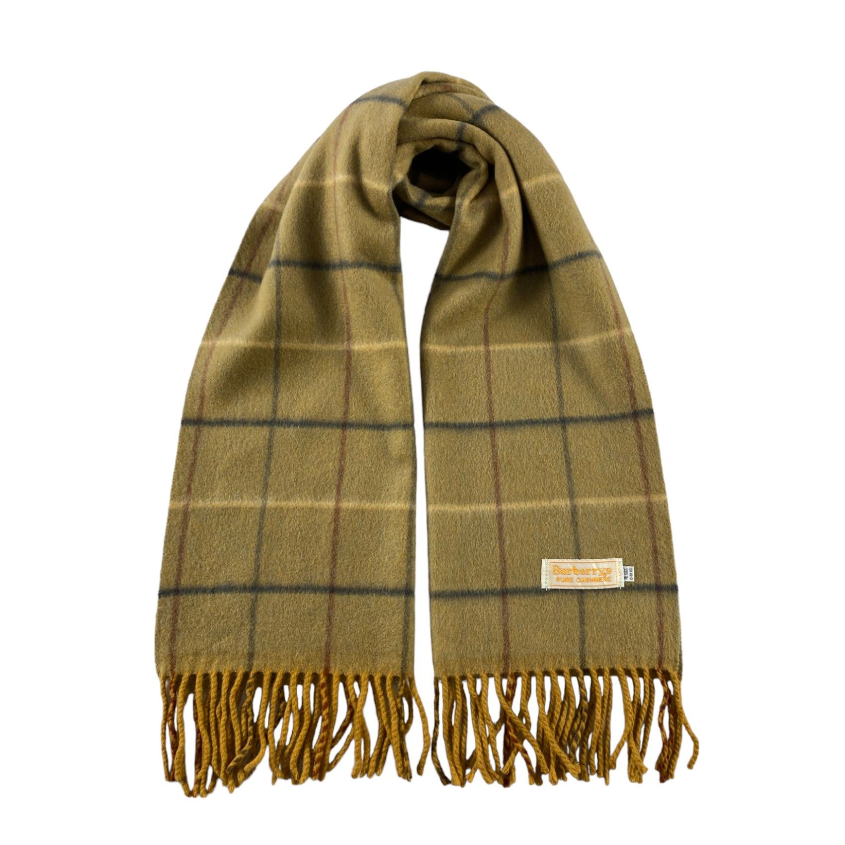 Burberry × Vintage Burberry Scarf / Muffler / Neckwear - WW1465 Size ONE SIZE - 1 Thumbnail