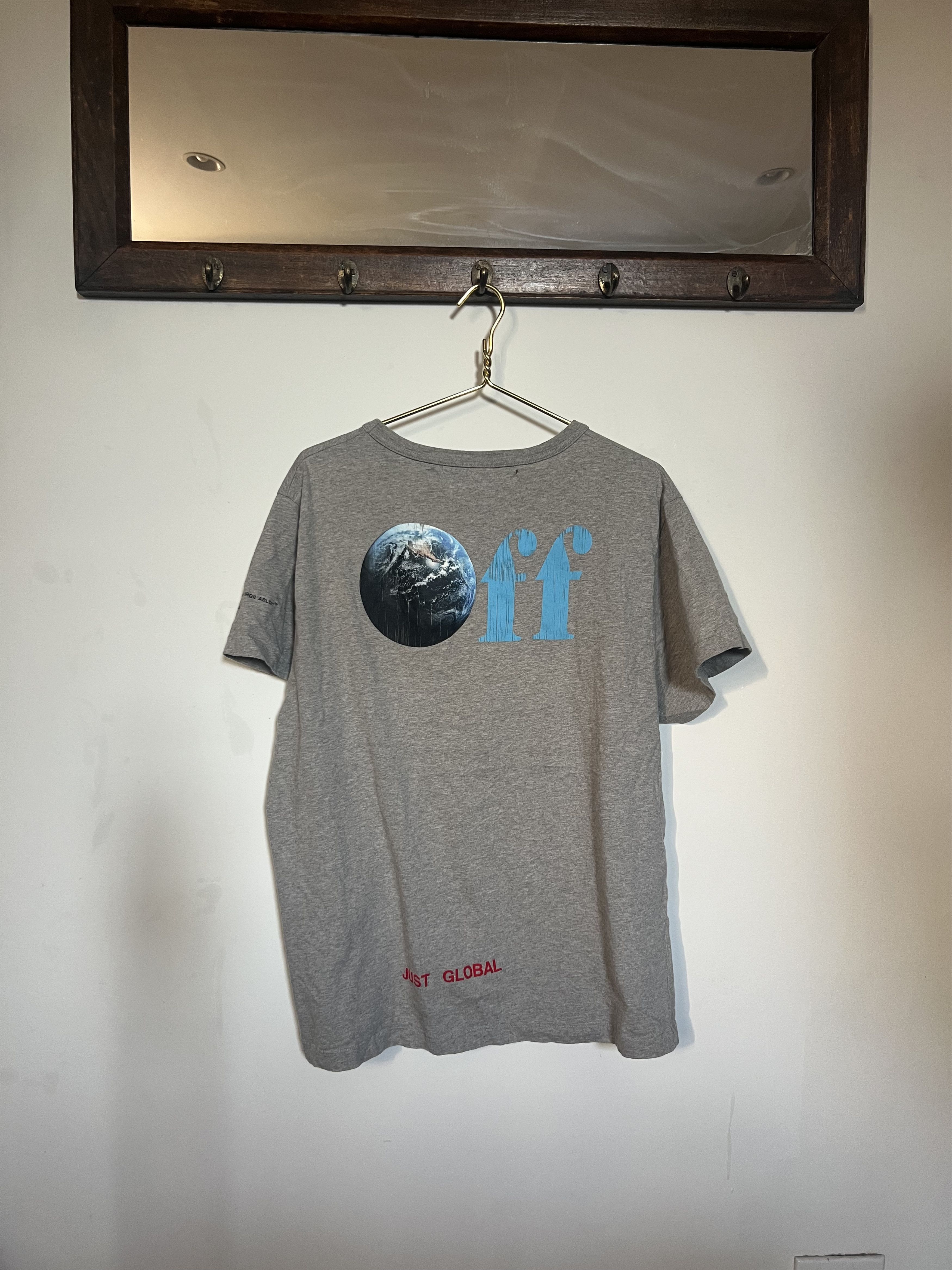 Kith × Off-White Off-White x Kith Global Tee Grey Size US L / EU 52-54 / 3 - 2 Thumbnail