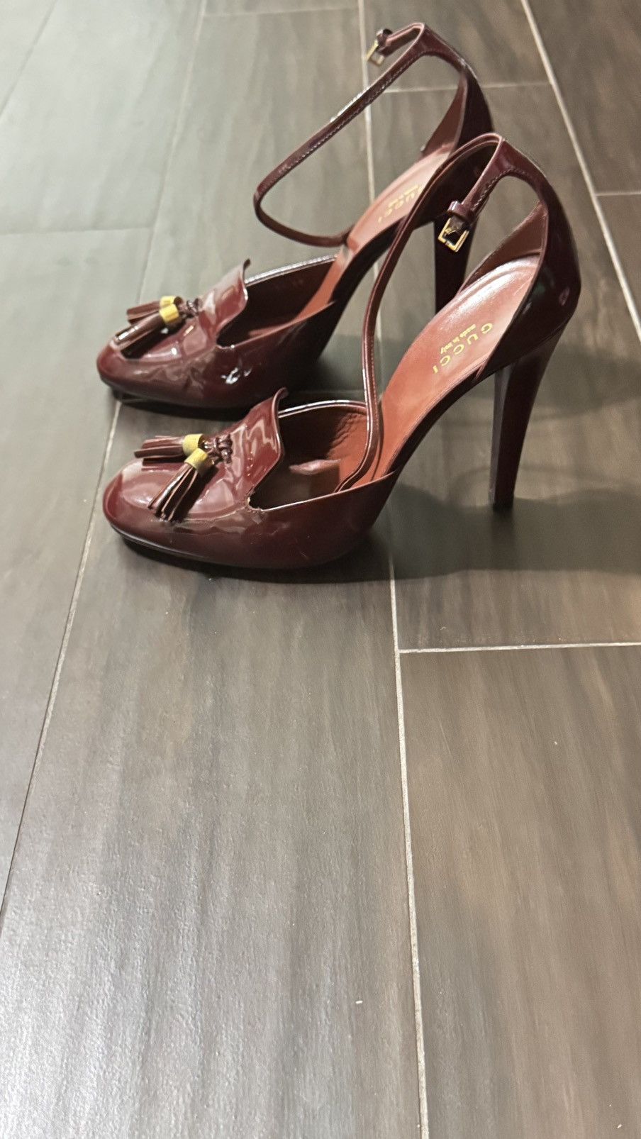 Gucci Gucci Brown High Heels with Stiletto Size US 9 / IT 39 - 1 Thumbnail