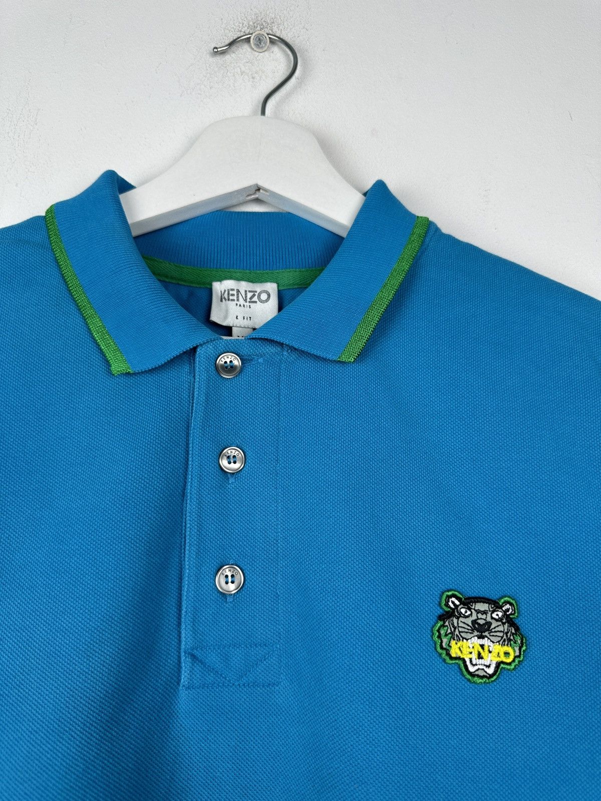 Kenzo Kenzo Paris Tiger Logo Polo Shirt Size US S / EU 44-46 / 1 - 2 Thumbnail