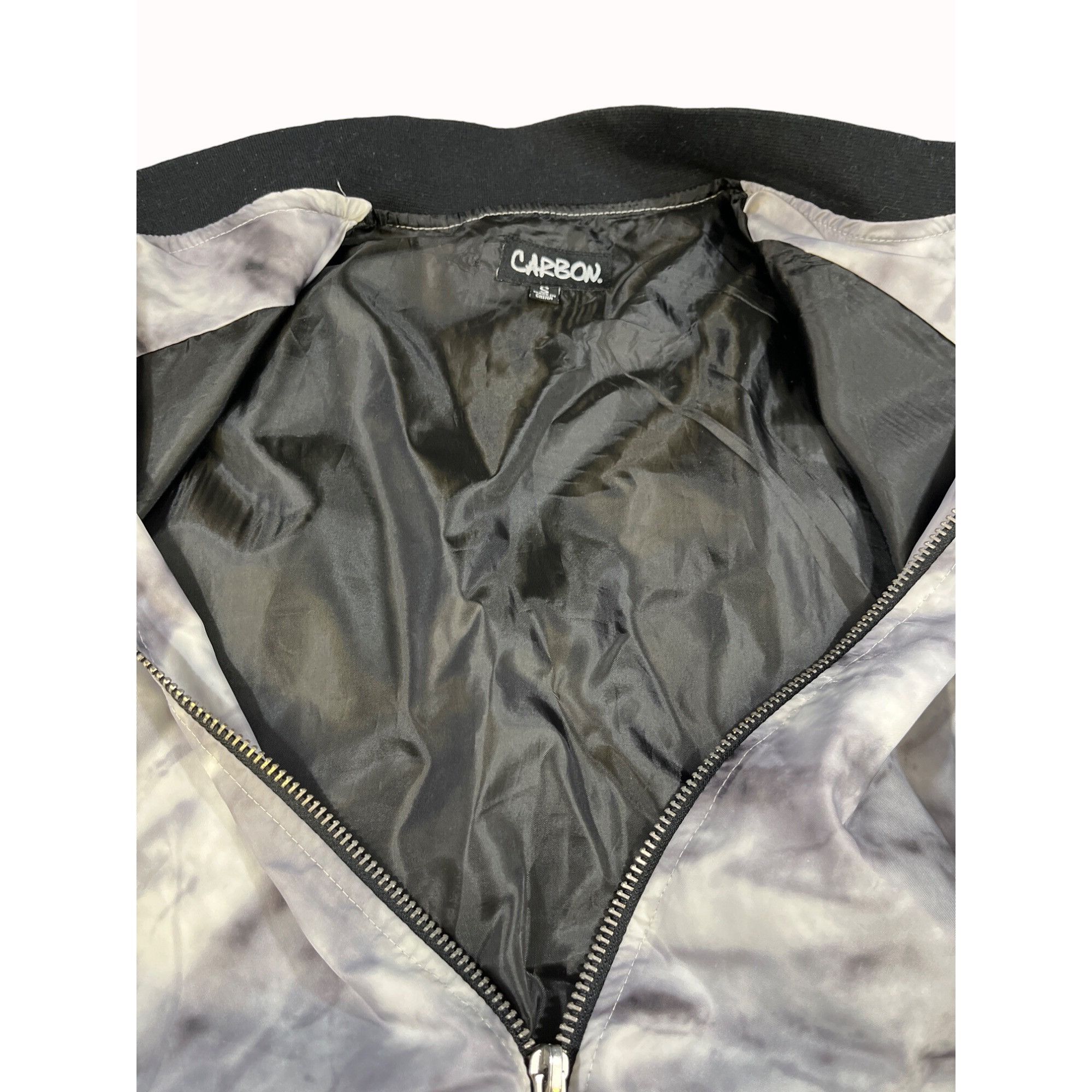 Carbon Carbon Women's Grey Windbreaker Jacket Size S SKU 6301 Size S / US 4 / IT 40 - 4 Thumbnail