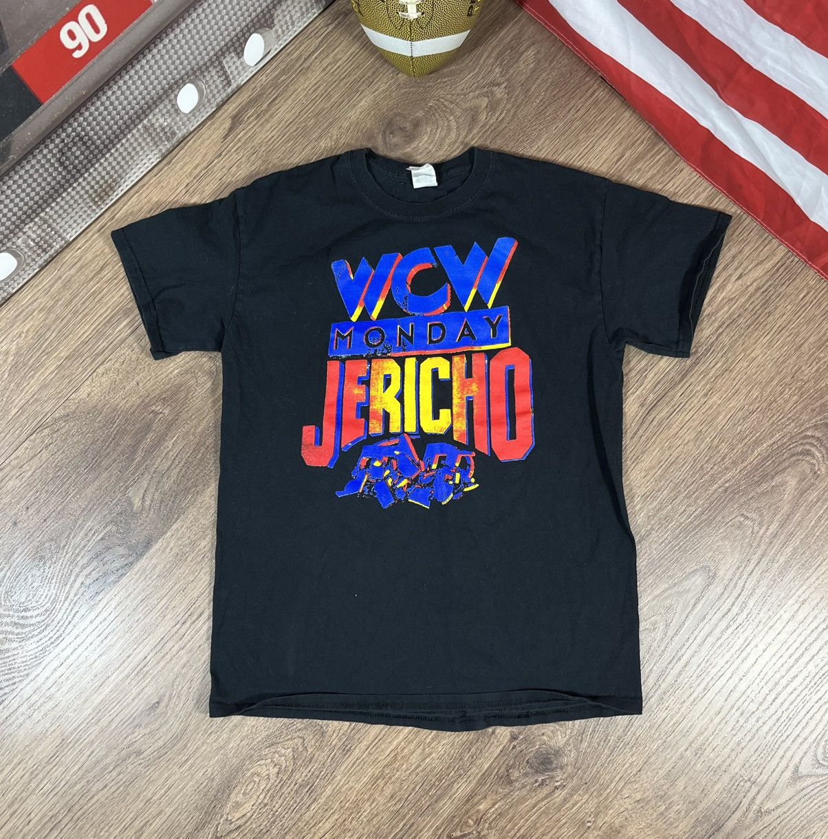WCW/nWo WCW Monday Chris Jericho Tee Vintage Rare Size US M / EU 48-50 / 2 - 1 Thumbnail