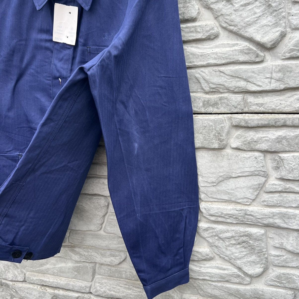 Vintage French herringbone HBT sanfor works jacket Size US M / EU 48-50 / 2 - 11 Thumbnail